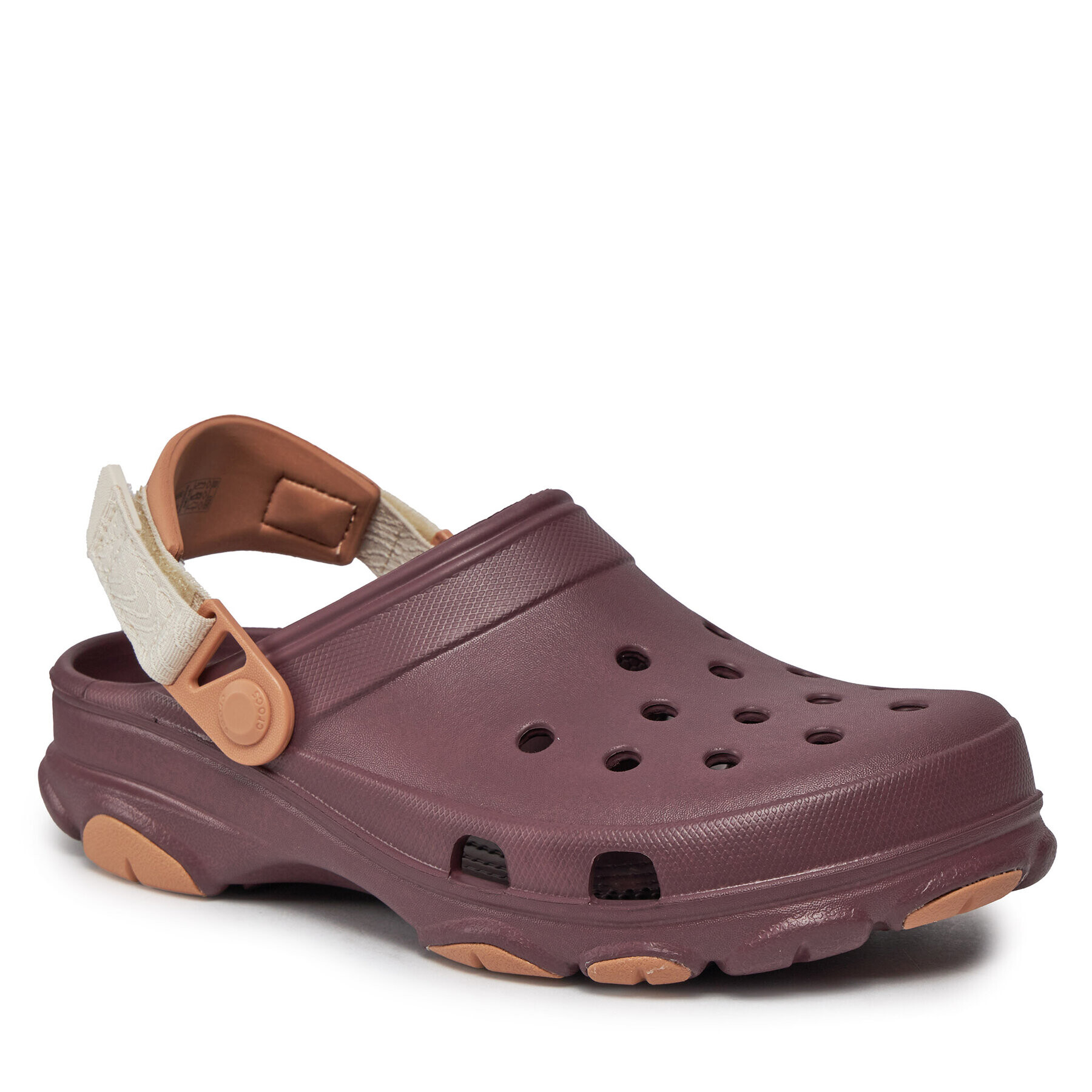 Crocs Natikači Classic All Terain Clog 206340 Bordo rdeča - Pepit.si