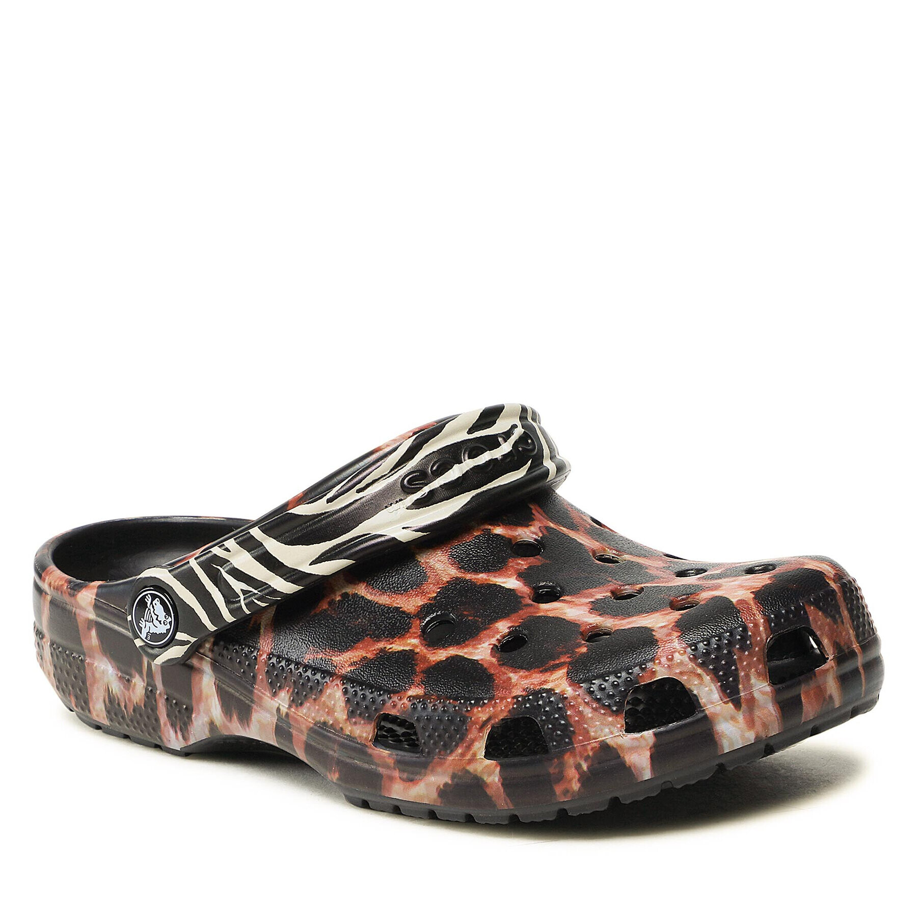 Crocs Natikači Classic Animal Remix 207840 Rjava - Pepit.si