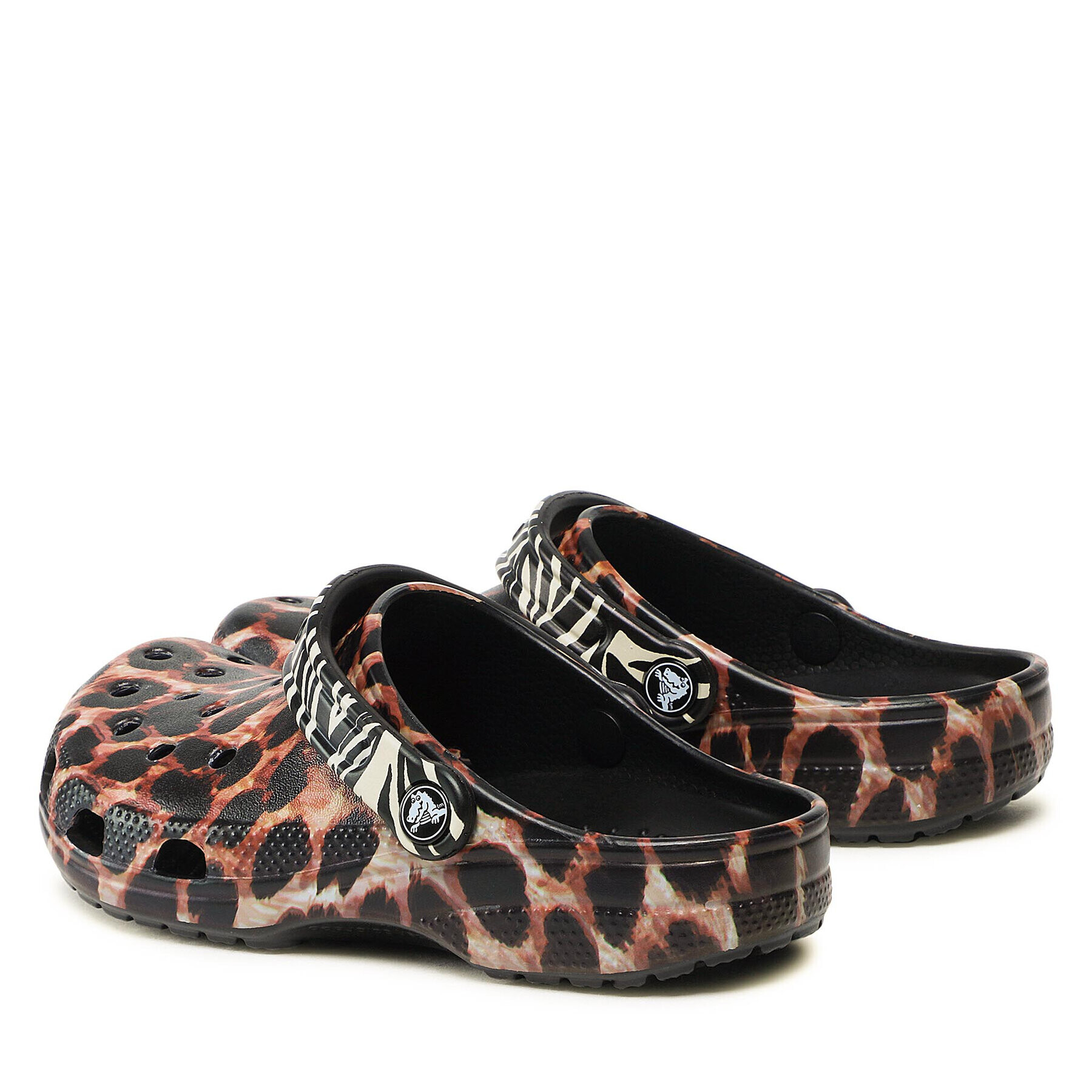 Crocs Natikači Classic Animal Remix 207840 Rjava - Pepit.si