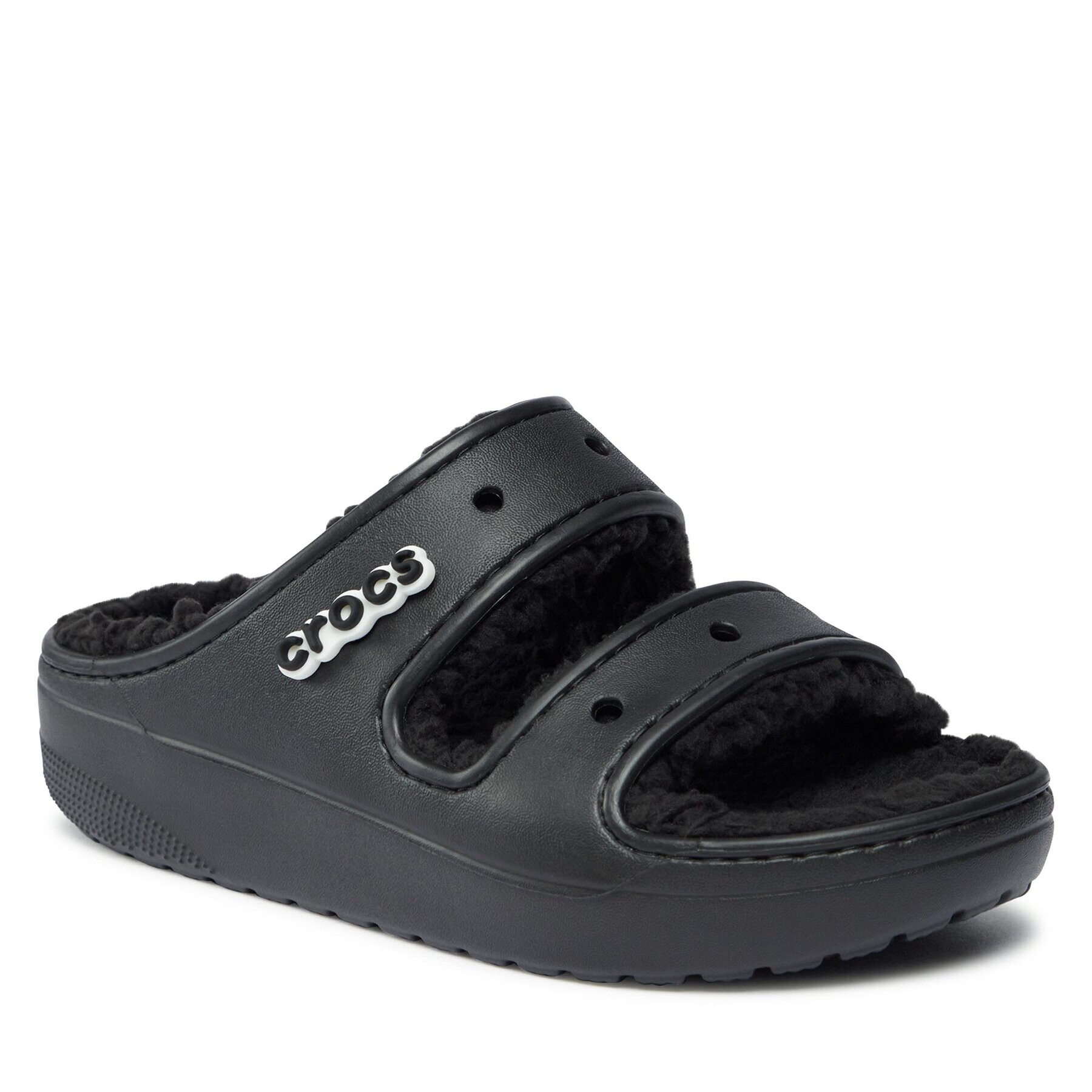 Crocs Natikači Classic Cozzy Sandal 207446 Črna - Pepit.si