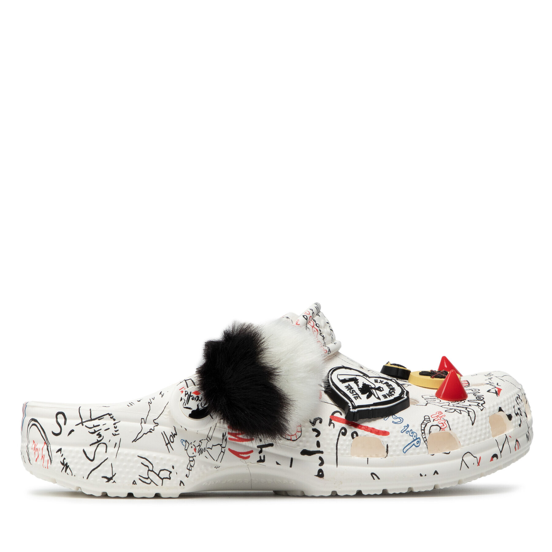 Crocs Natikači Classic Cruella II Clog 207402 Bela - Pepit.si