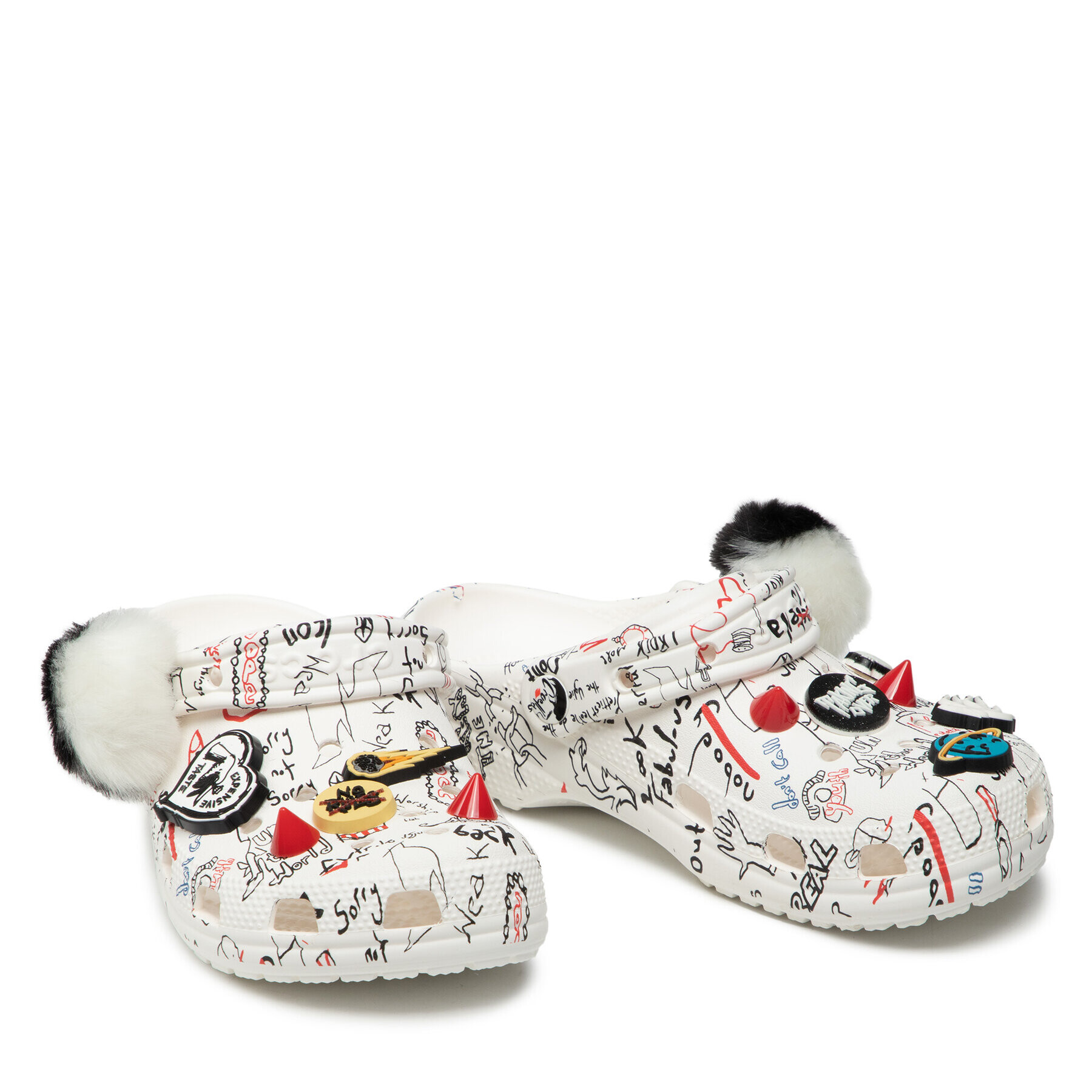 Crocs Natikači Classic Cruella II Clog 207402 Bela - Pepit.si