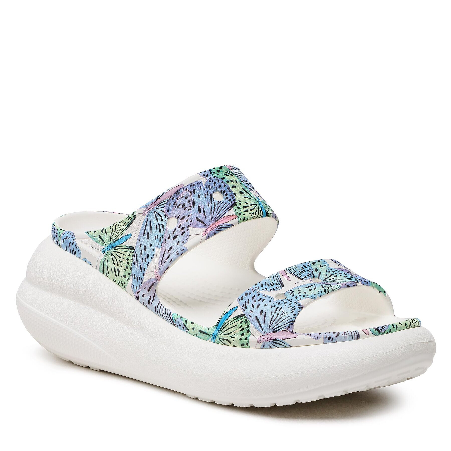 Crocs Natikači Classic Crush Butterfly Sandal 208247 Pisana - Pepit.si