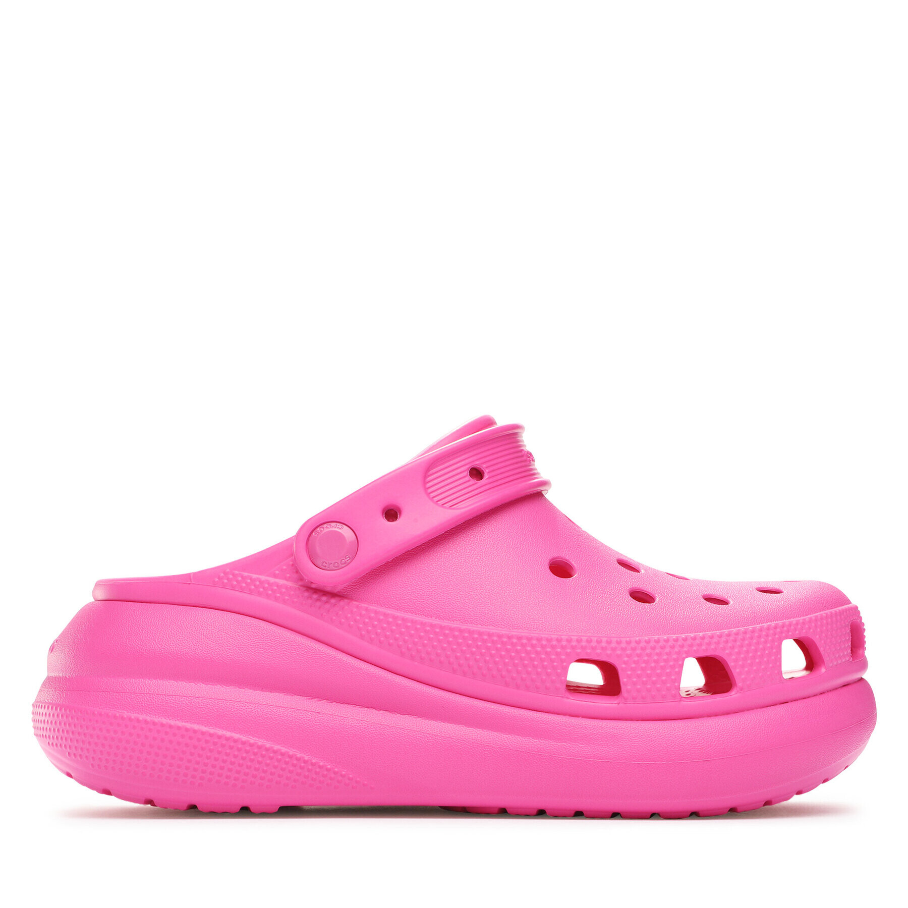 Crocs Natikači Classic Crush Clog 207521 Roza - Pepit.si