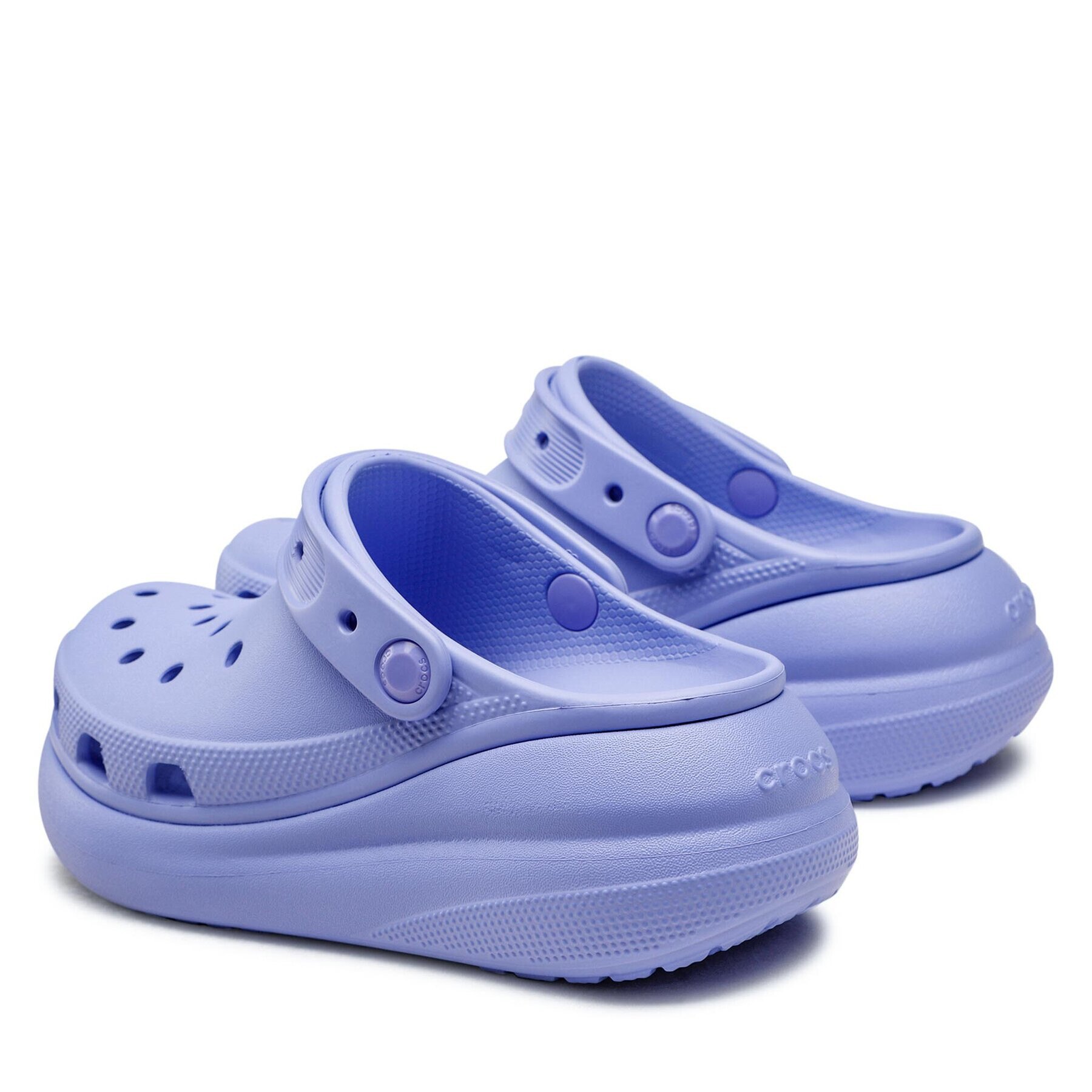 Crocs Natikači Classic Crush Clog 207521 Vijolična - Pepit.si