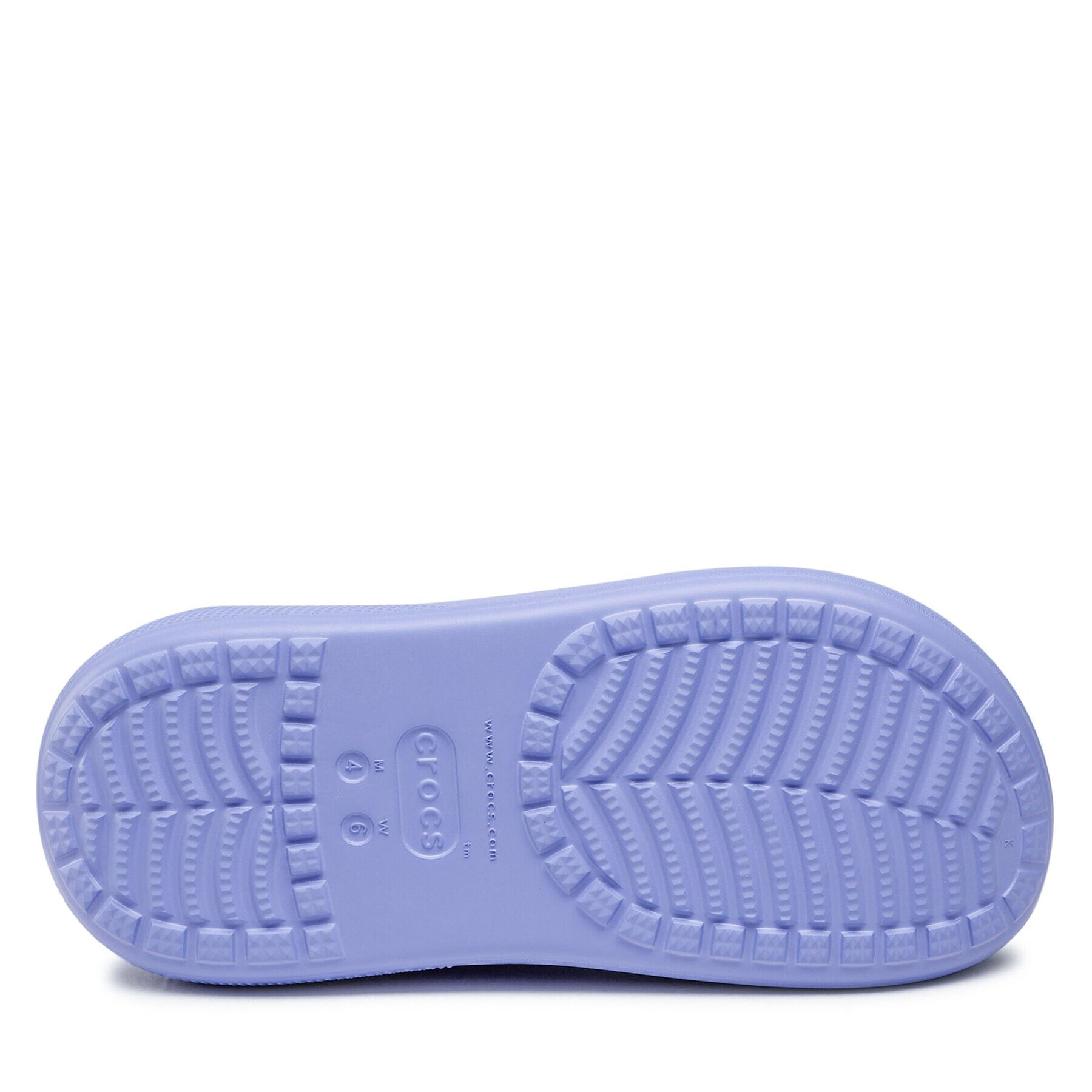 Crocs Natikači Classic Crush Clog 207521 Vijolična - Pepit.si