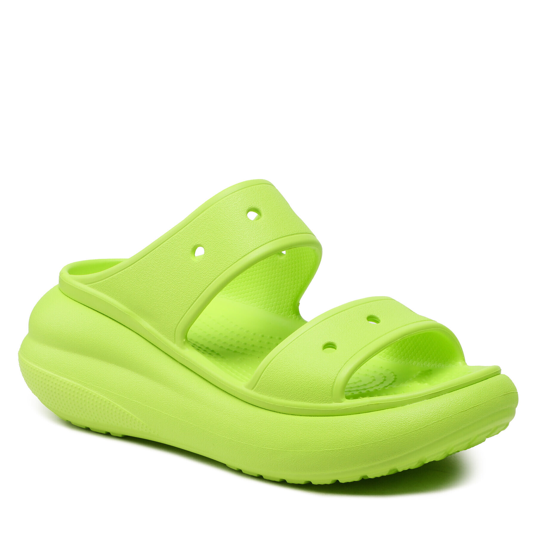 Crocs Natikači Classic Crush Sandal 207670 Zelena - Pepit.si