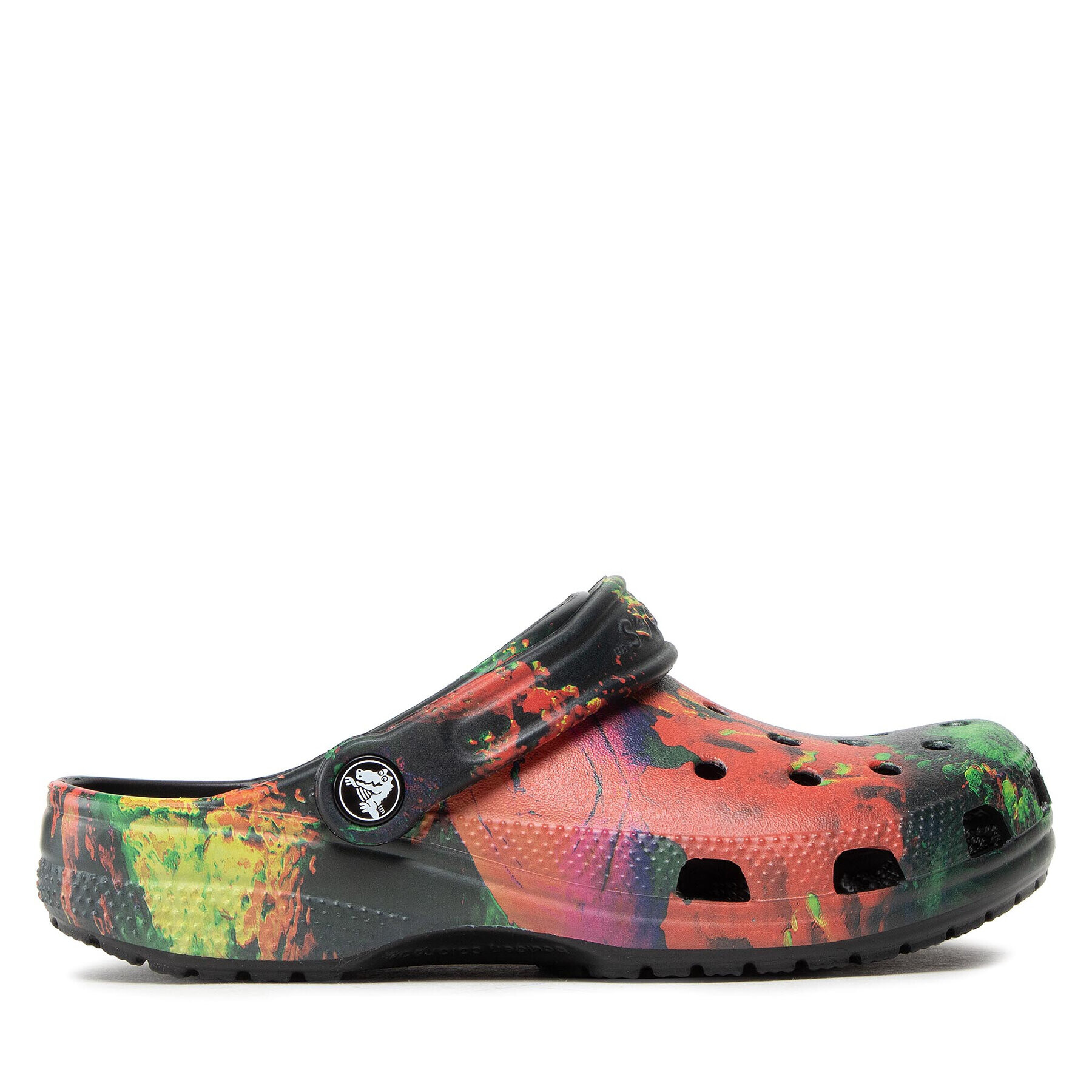 Crocs Natikači Classic Cyber Beach Clog 207858 Pisana - Pepit.si