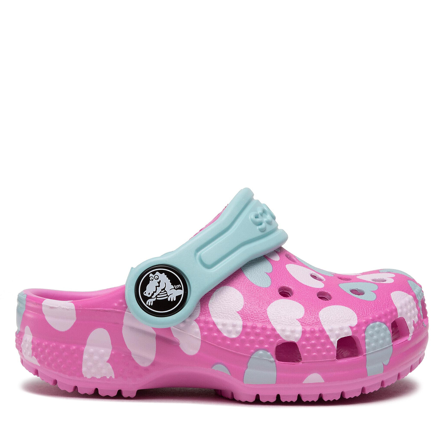 Crocs Natikači Classic Easy Icon Clog 207592 Roza - Pepit.si