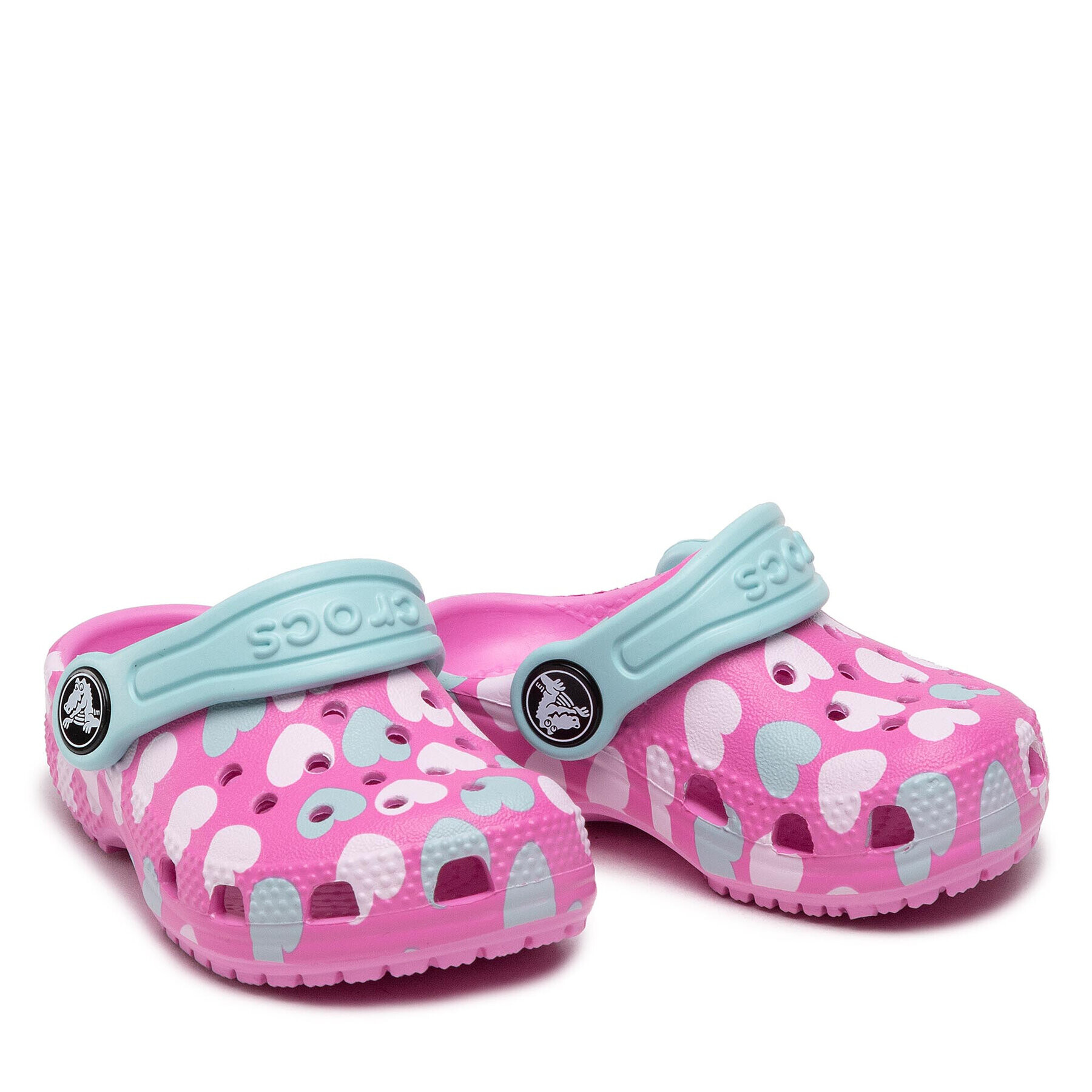 Crocs Natikači Classic Easy Icon Clog 207592 Roza - Pepit.si