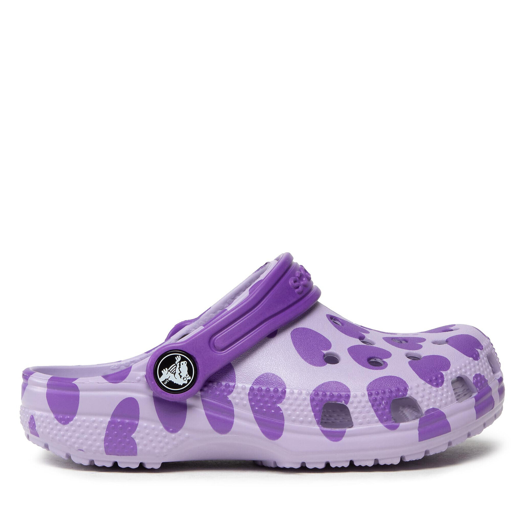 Crocs Natikači Classic Easy Icon Clog 207599-530 Vijolična - Pepit.si