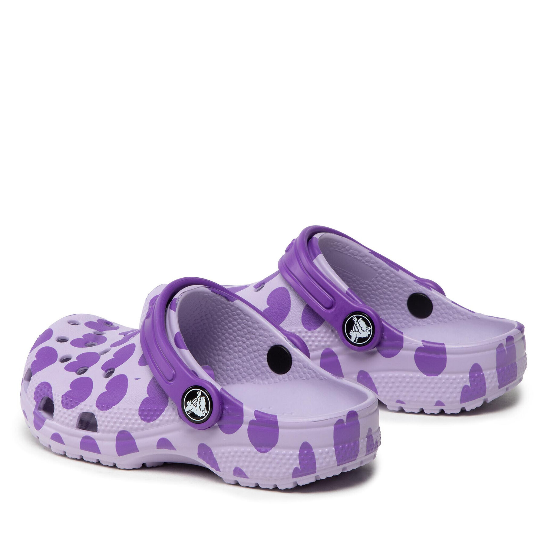 Crocs Natikači Classic Easy Icon Clog 207599-530 Vijolična - Pepit.si