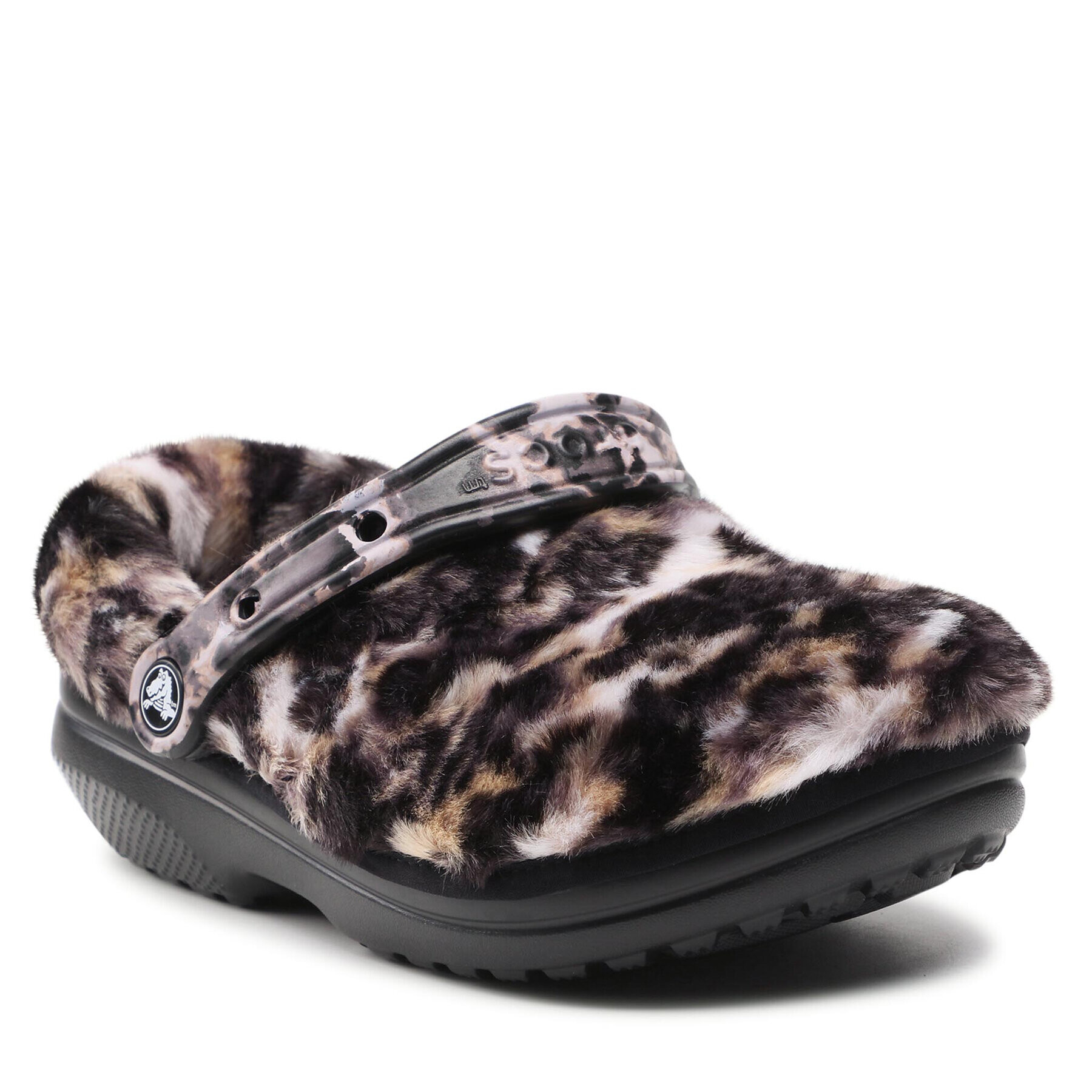 Crocs Natikači Classic Fur Sure Clog 207303 Pisana - Pepit.si