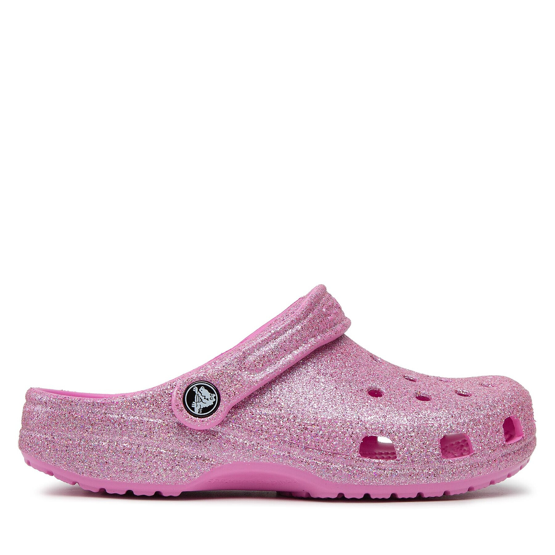 Crocs Natikači Classic Glitter 207551 Roza - Pepit.si