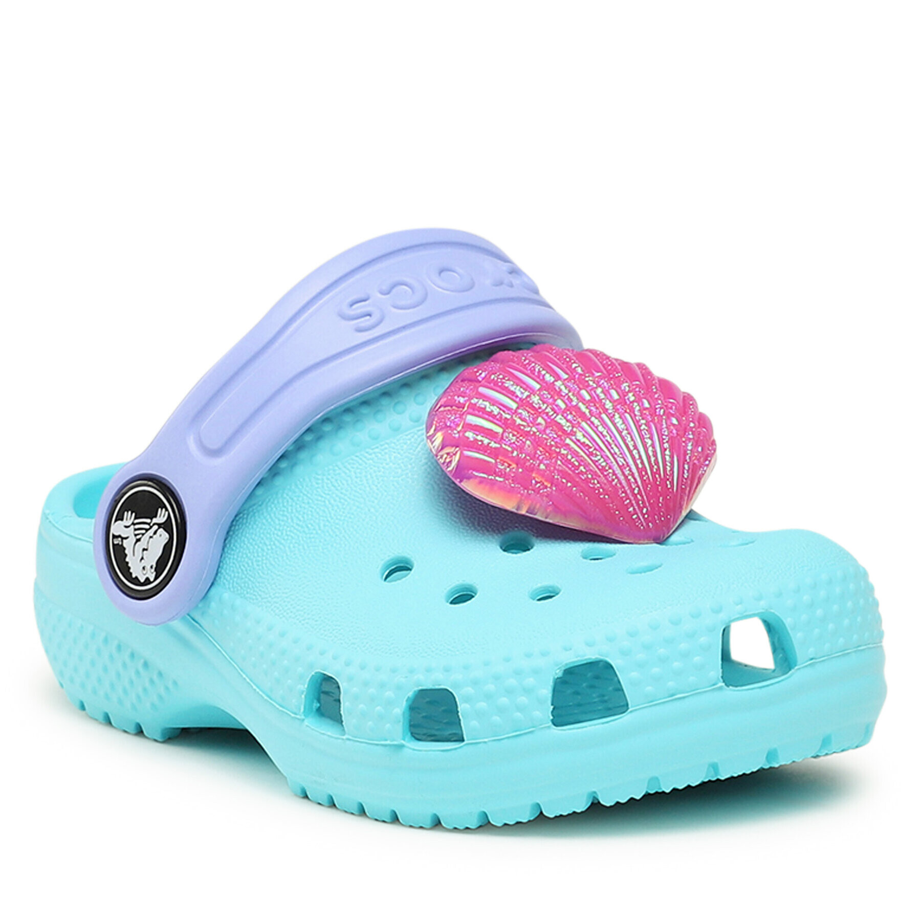 Crocs Natikači Classic I Am Mermaid Clog T 208652 Modra - Pepit.si