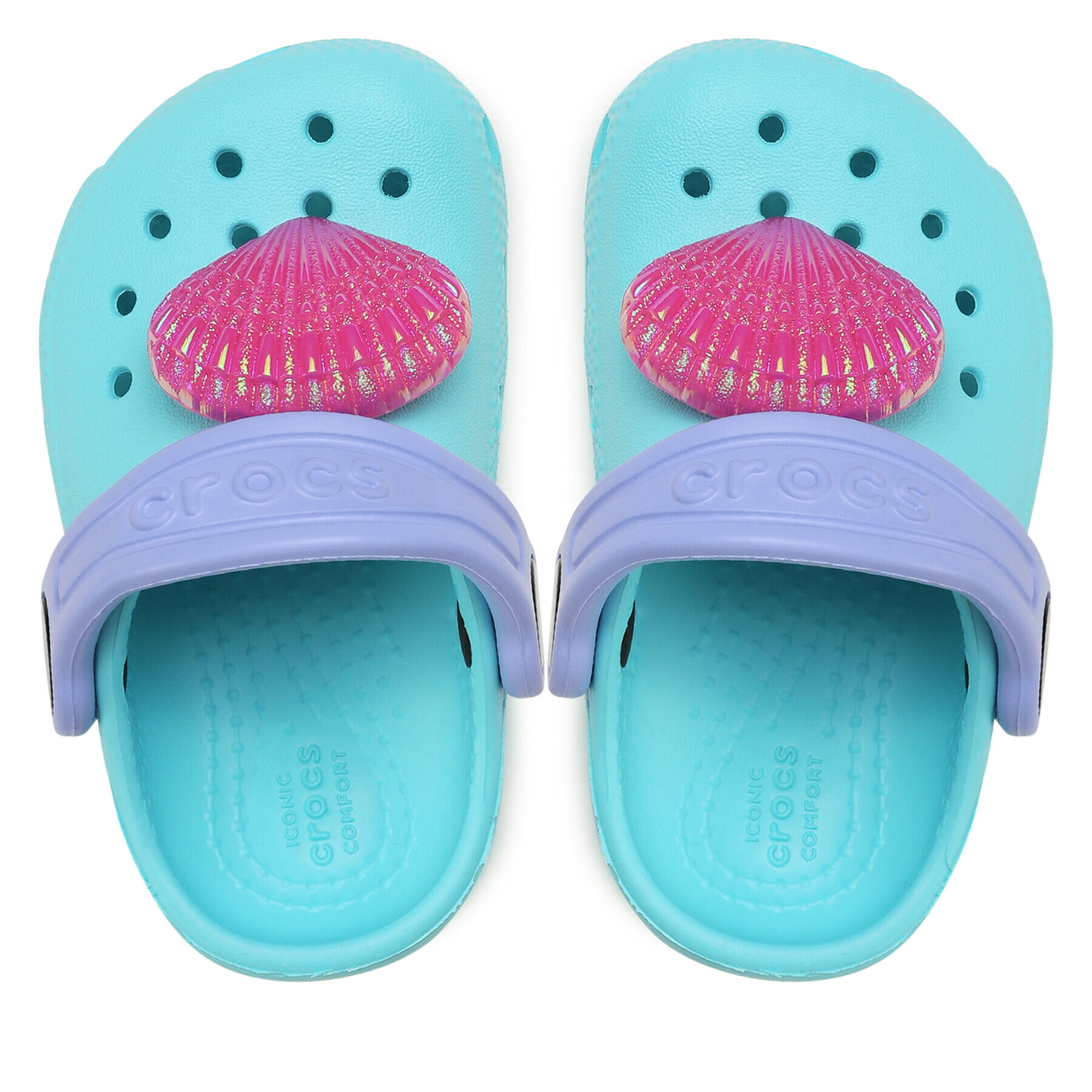 Crocs Natikači Classic I Am Mermaid Clog T 208652 Modra - Pepit.si