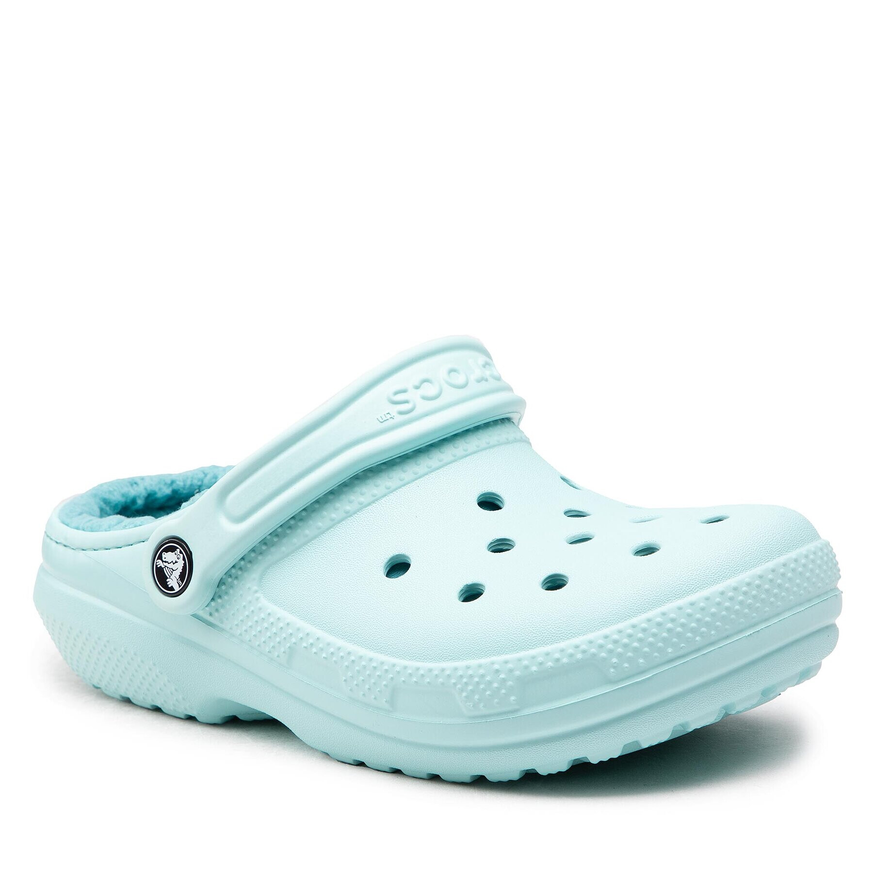 Crocs Natikači Classic Lined Clog 203591 Modra - Pepit.si