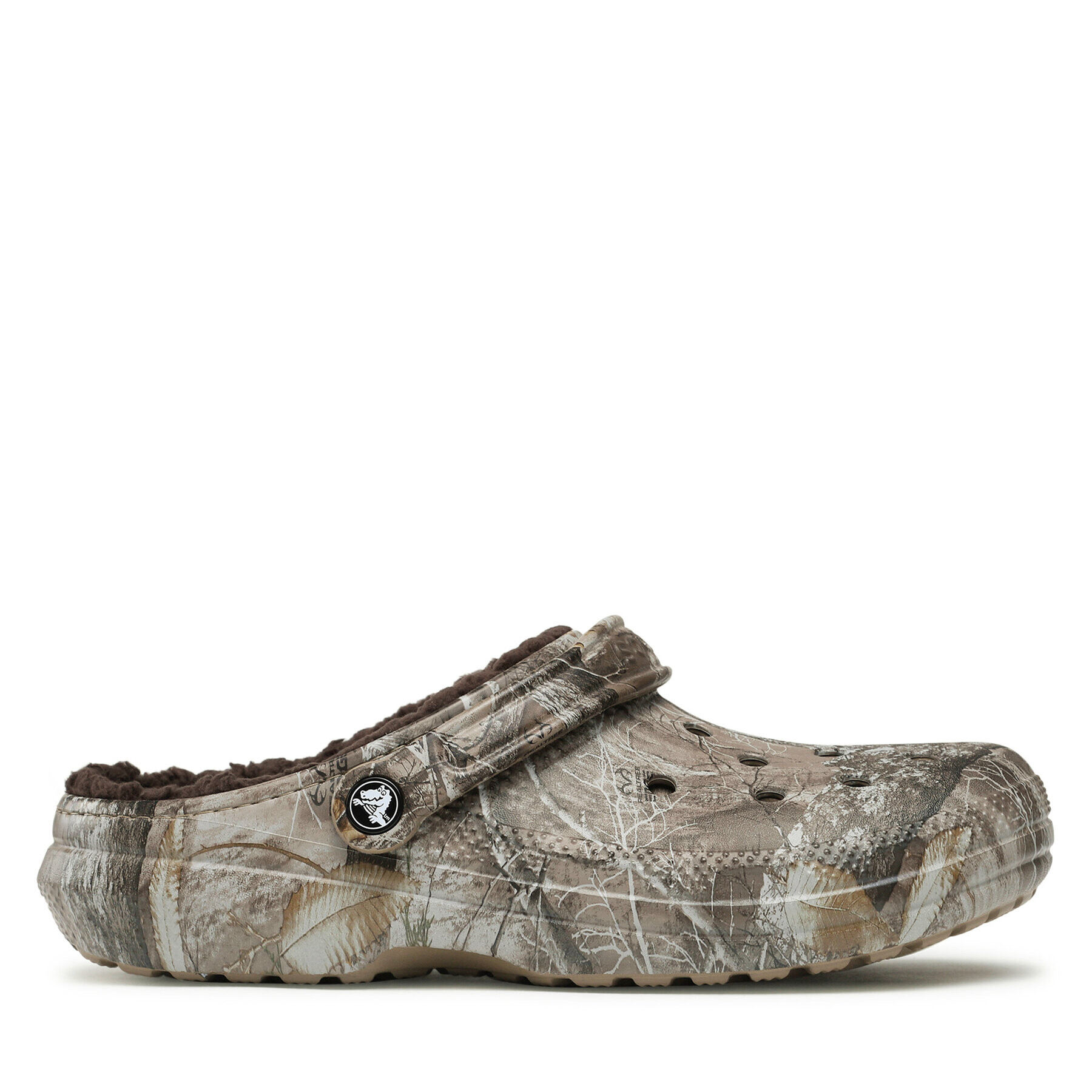 Crocs Natikači Classic Lined Realtree Edge Clog 205377 Rjava - Pepit.si