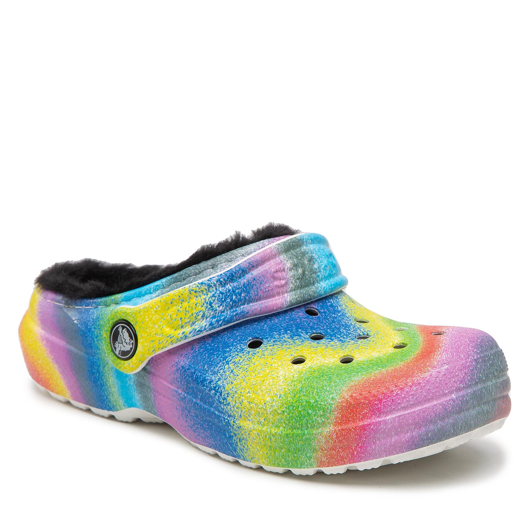 Crocs Natikači Classic Lined Spray Dye Clog K 208081 Pisana - Pepit.si