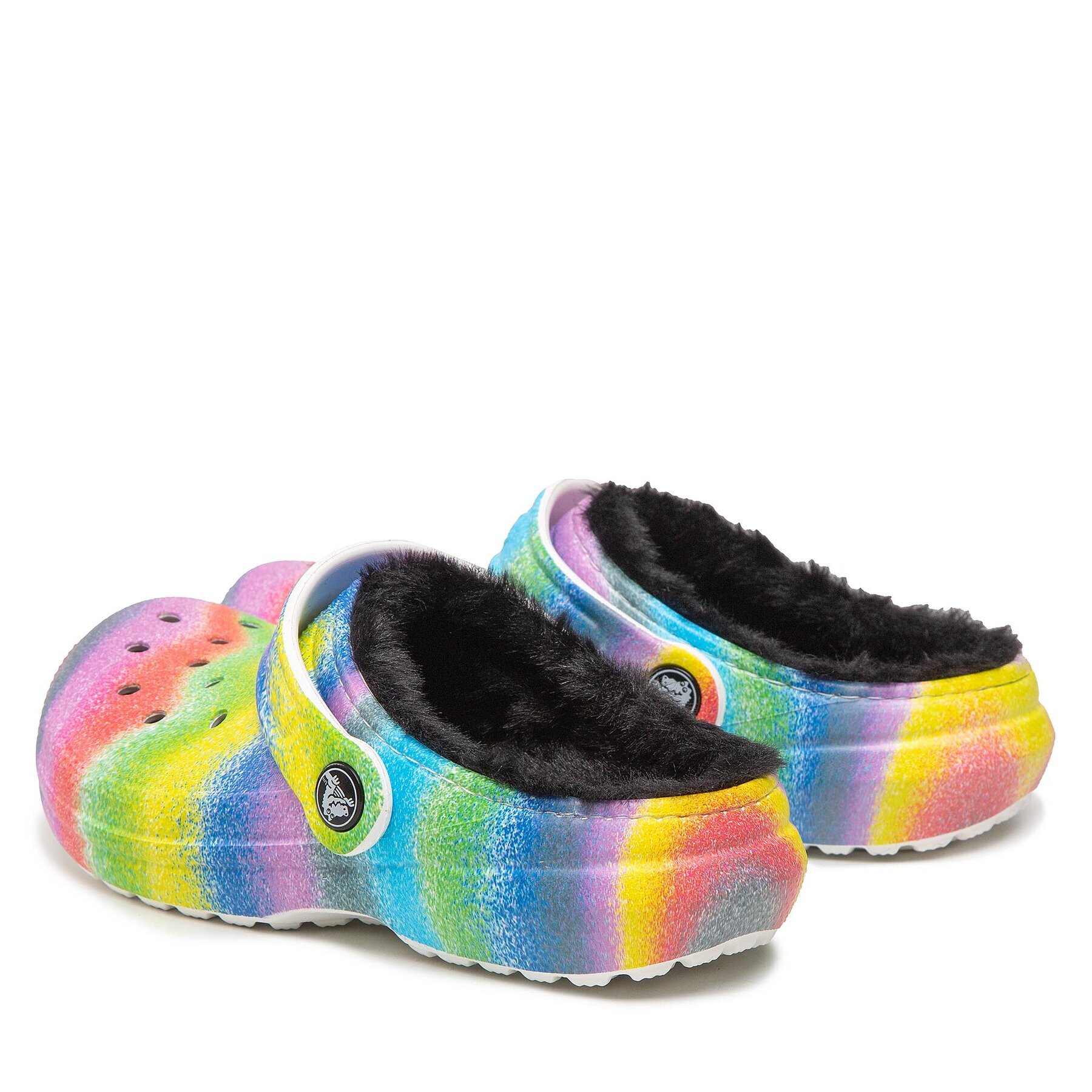 Crocs Natikači Classic Lined Spray Dye Clog K 208081 Pisana - Pepit.si