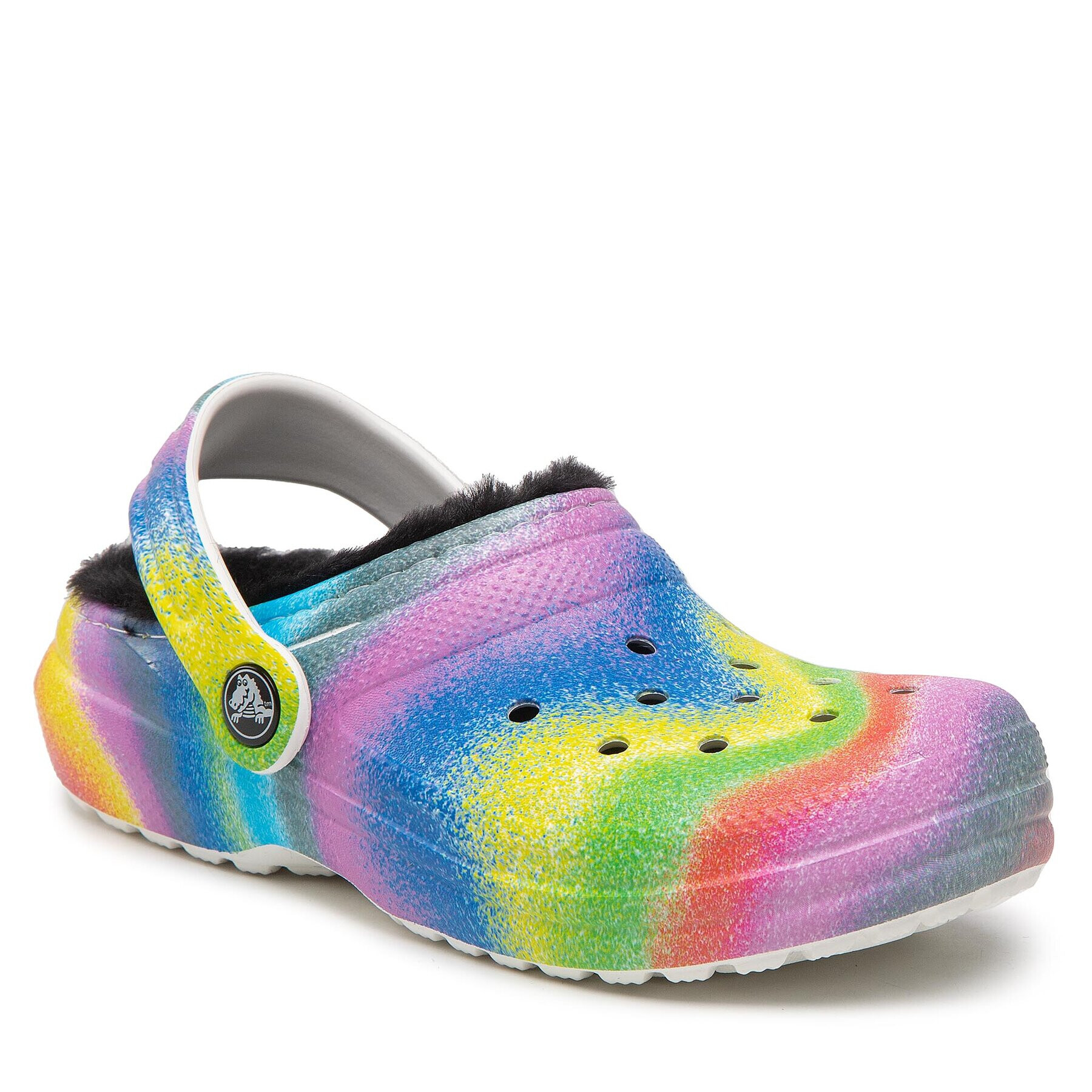 Crocs Natikači Classic Lined Spray Dye Clog K 208081 Pisana - Pepit.si