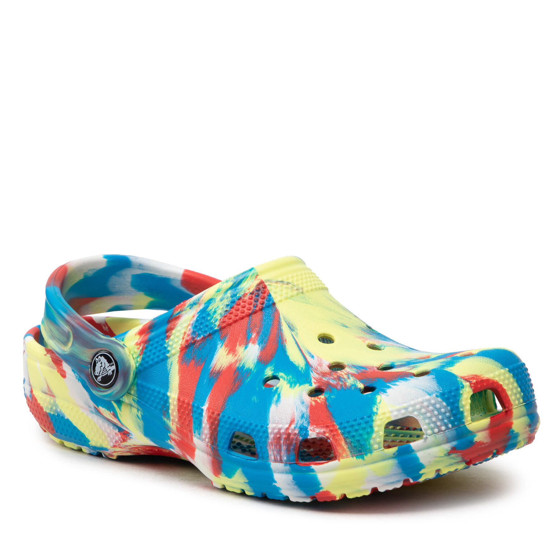 Crocs Natikači Classic Marbled Clog 206867 Modra - Pepit.si