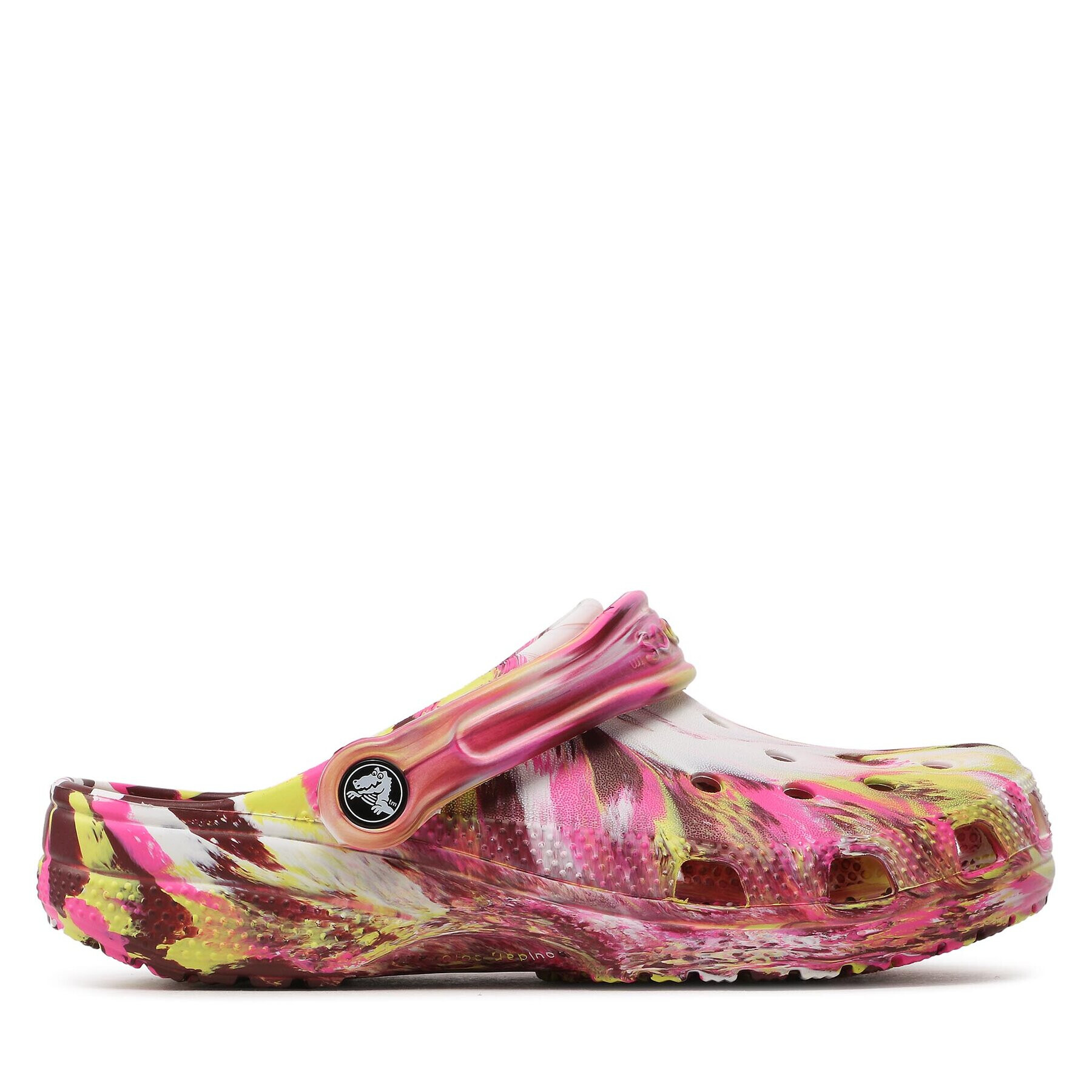 Crocs Natikači Classic Marbled Clog 206867 Roza - Pepit.si