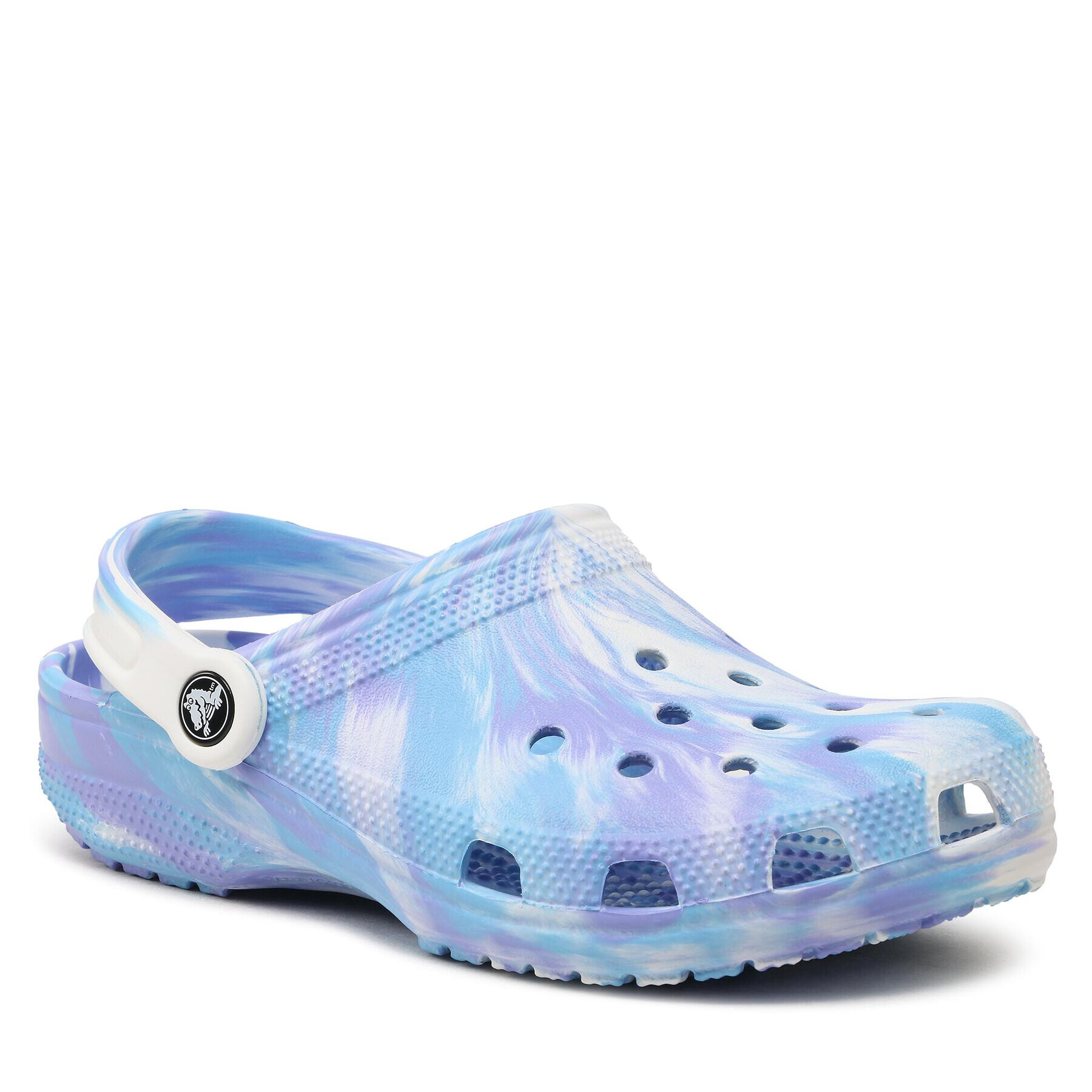 Crocs Natikači Classic Marbled Clog 206867 Vijolična - Pepit.si