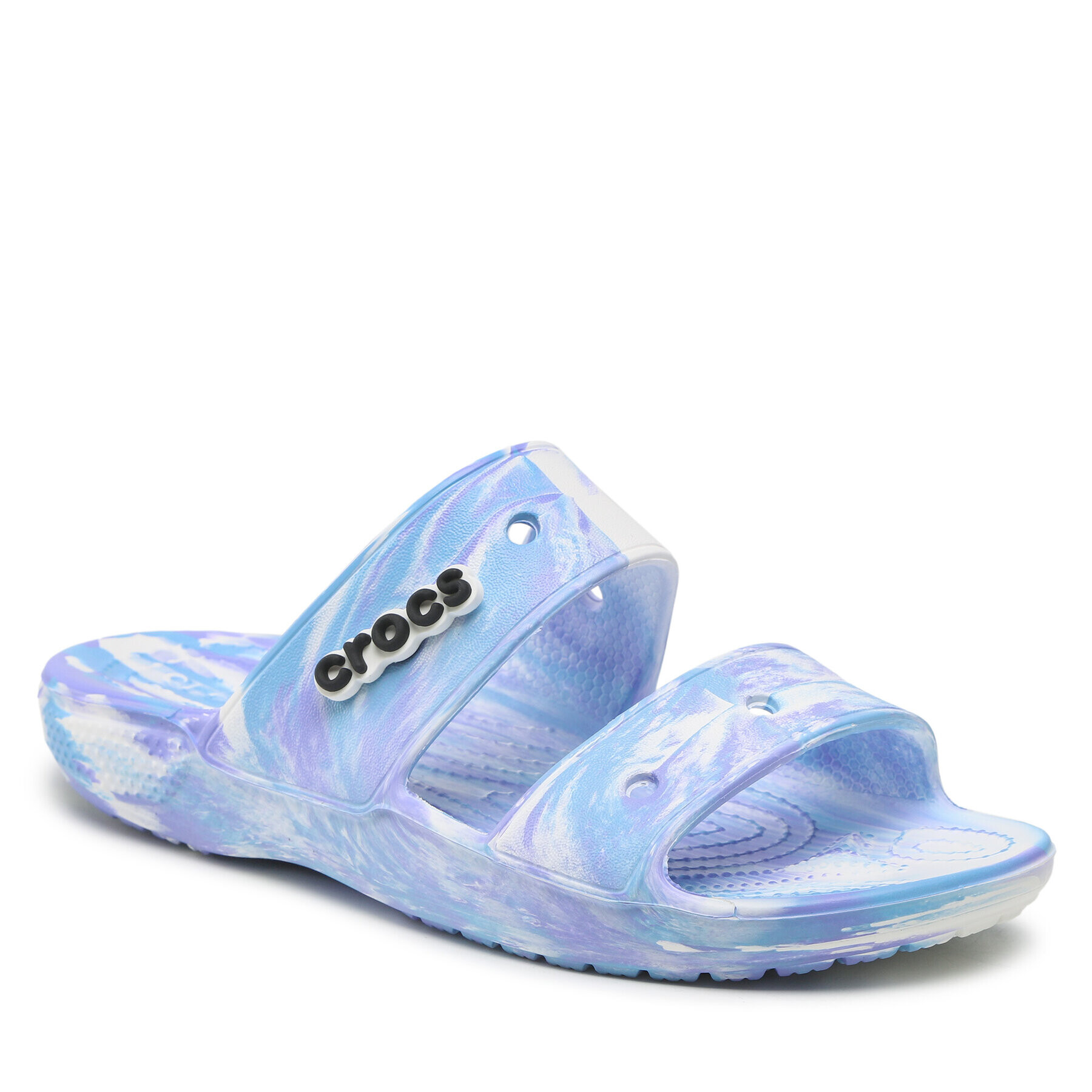 Crocs Natikači Classic Marblesandal 207701 Modra - Pepit.si