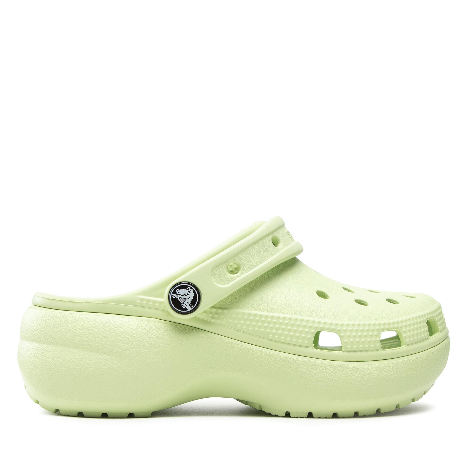 Crocs Natikači Classic Platform Clog 206750 Zelena - Pepit.si