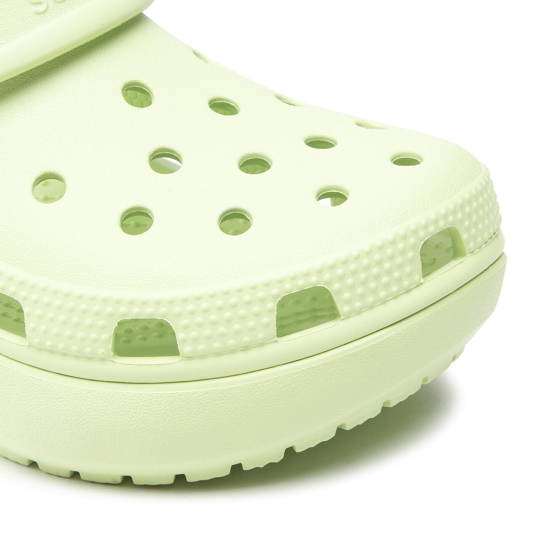 Crocs Natikači Classic Platform Clog 206750 Zelena - Pepit.si