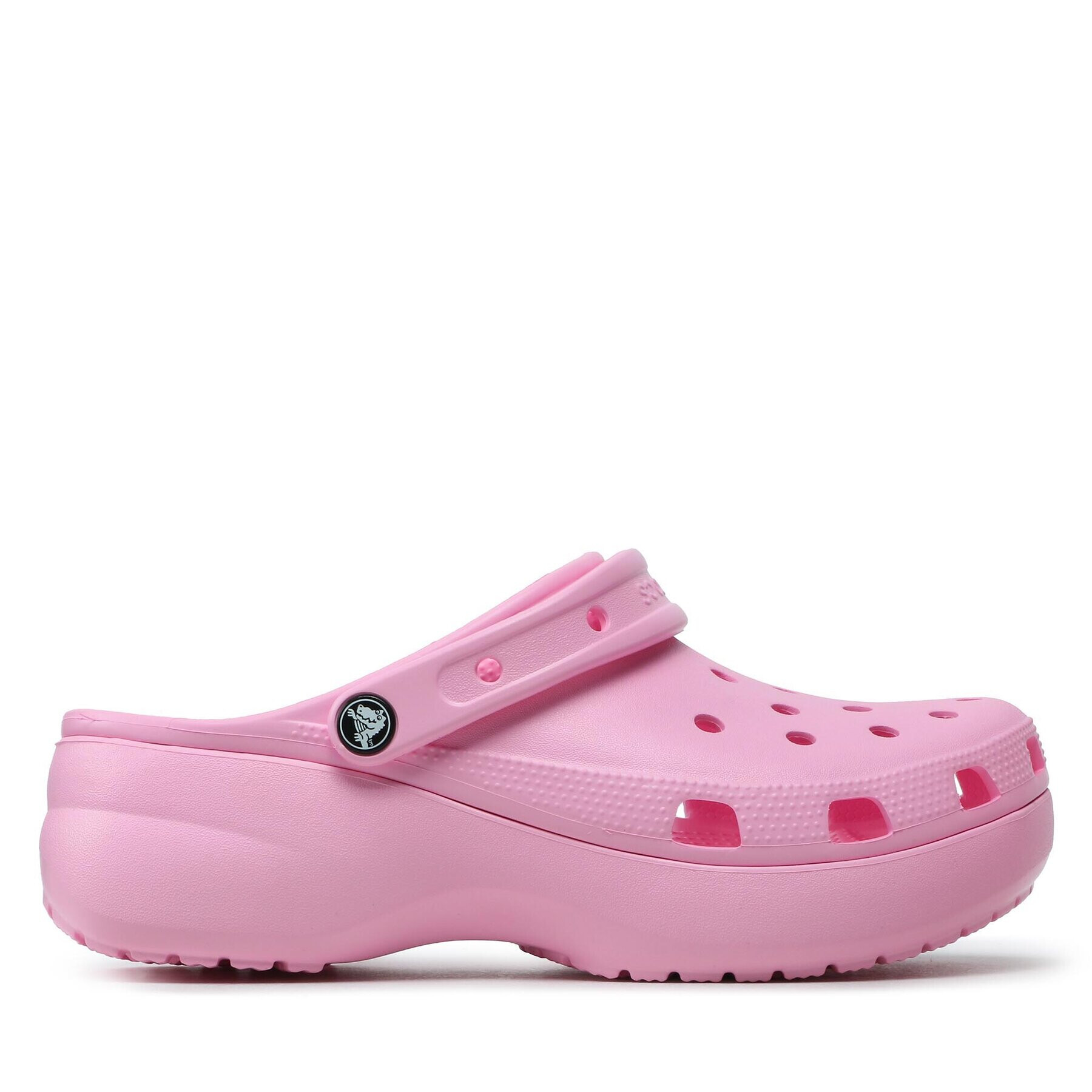 Crocs Natikači Classic Platform Clog W 206750 Roza - Pepit.si