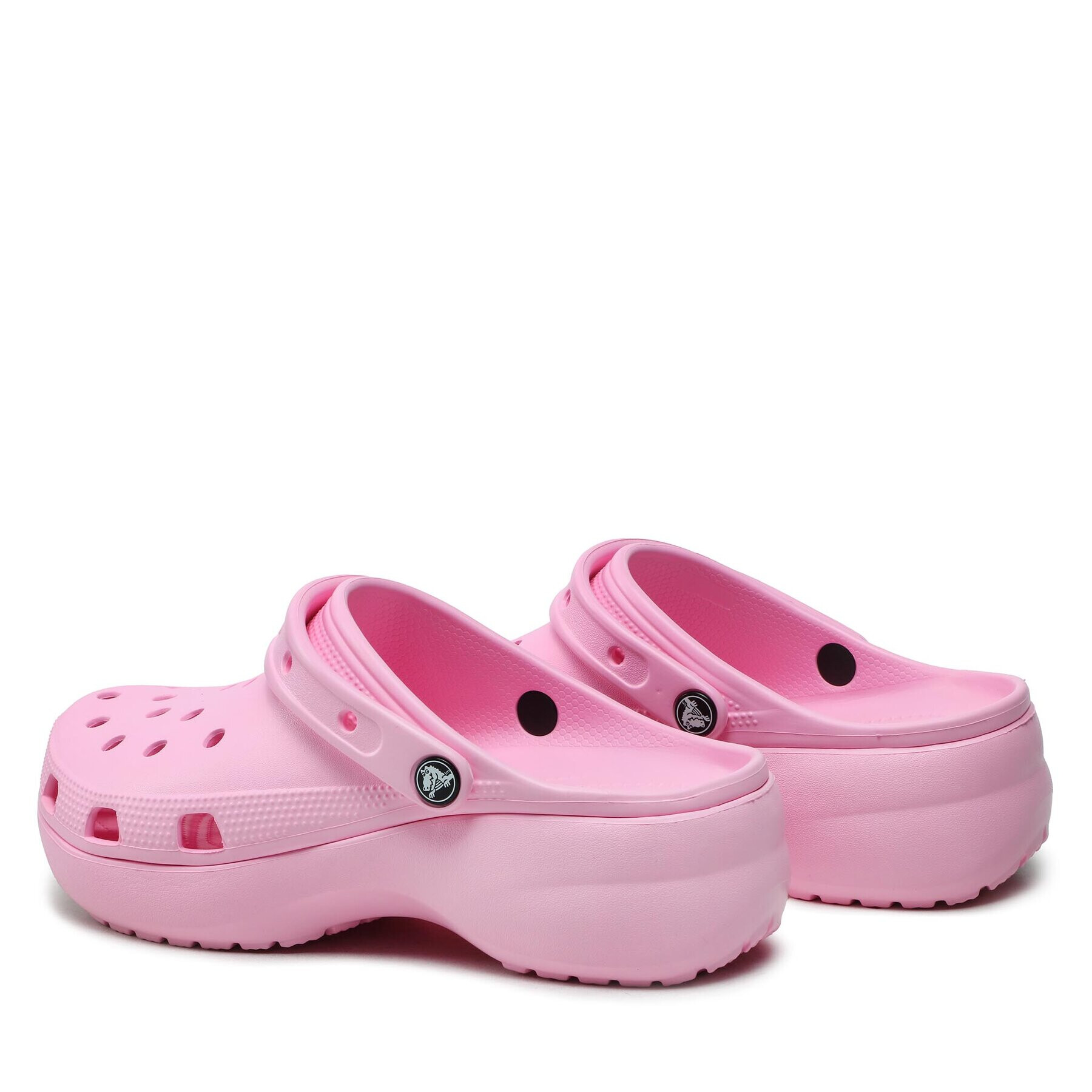 Crocs Natikači Classic Platform Clog W 206750 Roza - Pepit.si