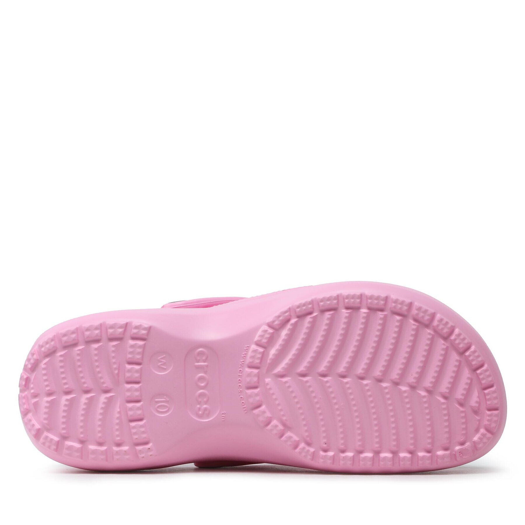 Crocs Natikači Classic Platform Clog W 206750 Roza - Pepit.si