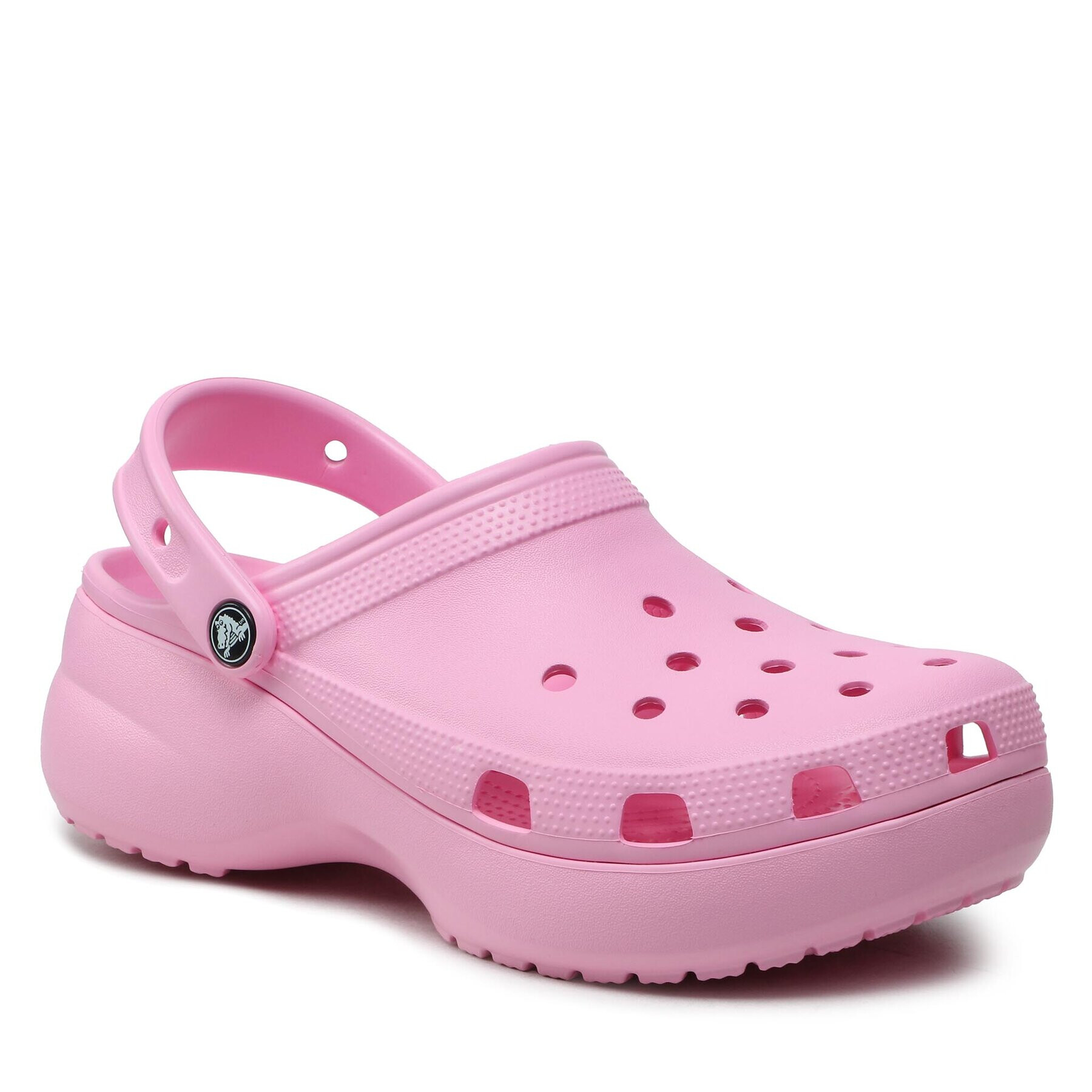 Crocs Natikači Classic Platform Clog W 206750 Roza - Pepit.si