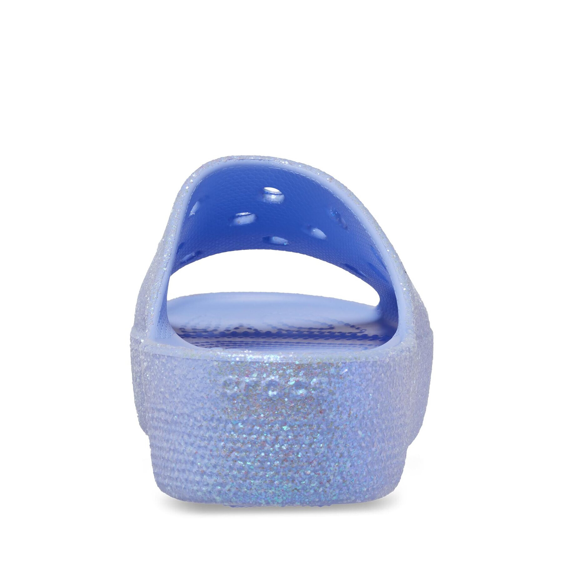 Crocs Natikači Classic Platform Glitter Slide 208233 Modra - Pepit.si