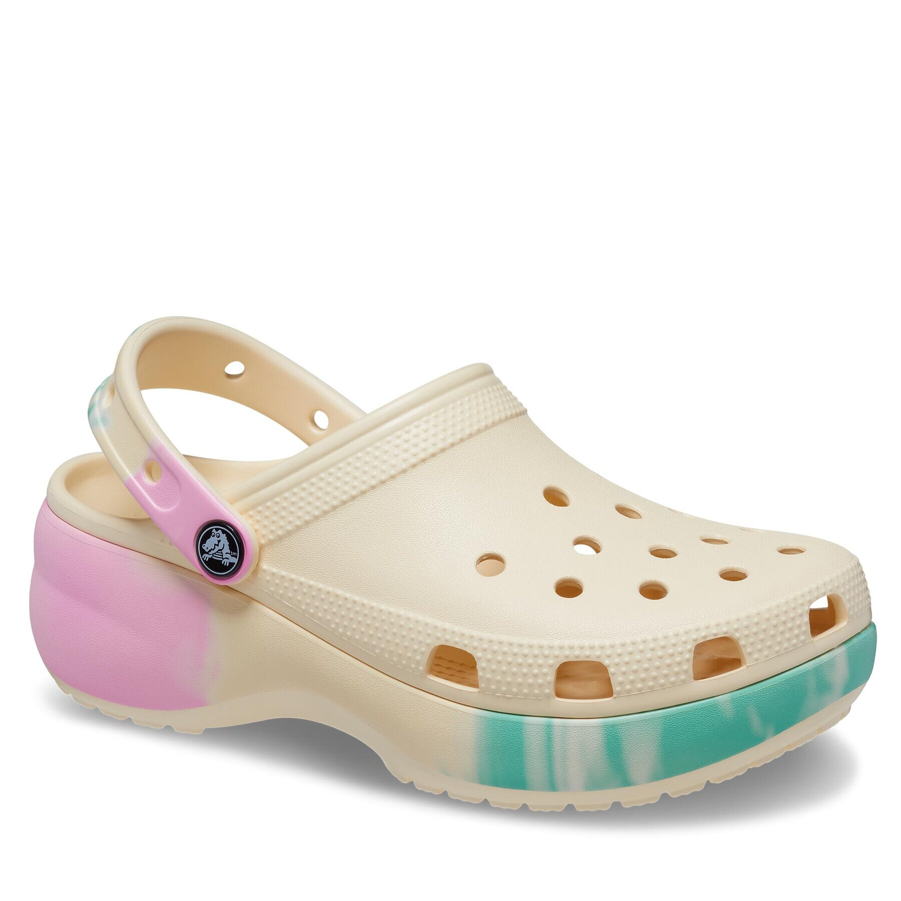 Crocs Natikači Classic Platform Ombre Clog W 208278 Pisana - Pepit.si