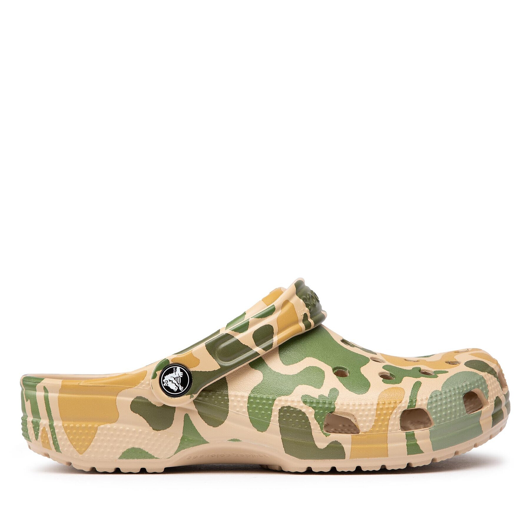 Crocs Natikači Classic Printed Camo Clog 206454 Zelena - Pepit.si