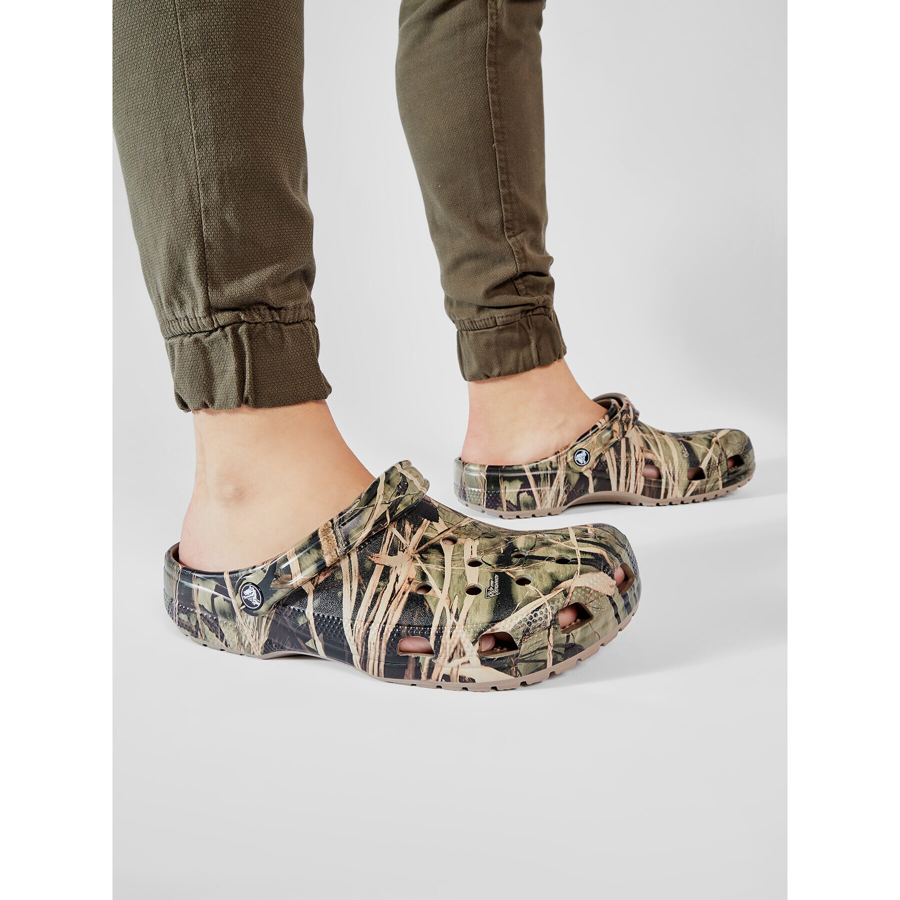 Crocs Natikači Classic Realtree 12132 Zelena - Pepit.si