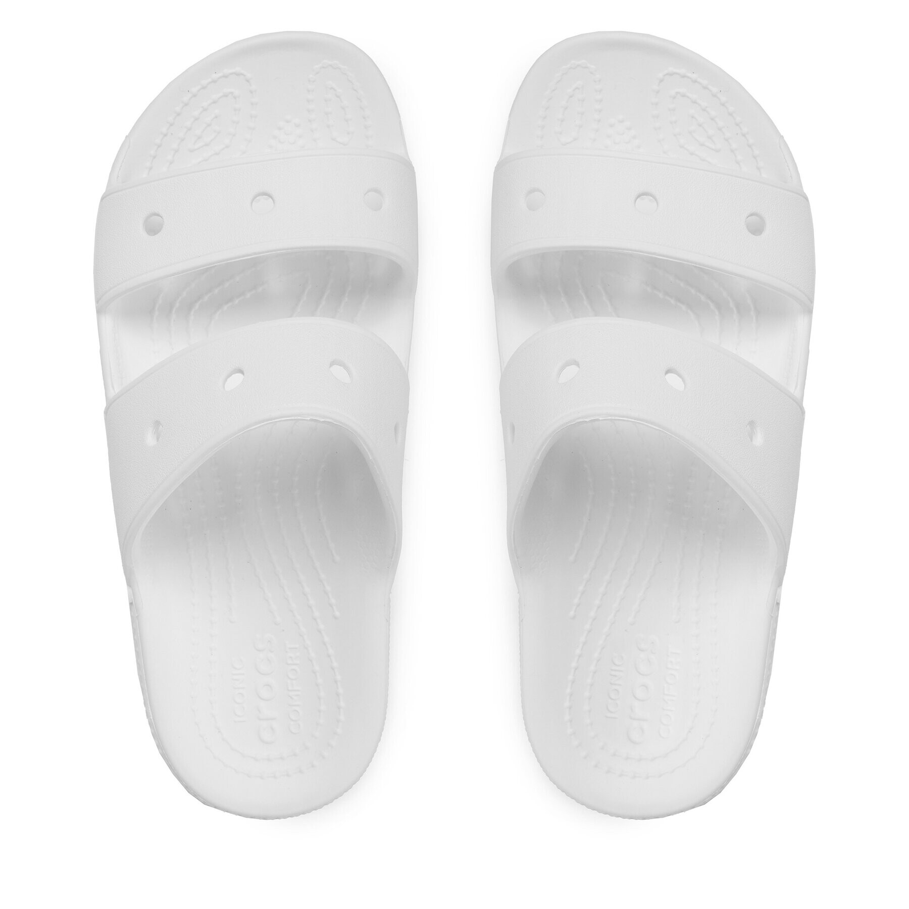 Crocs Natikači Classic Sandal 206761 Bela - Pepit.si