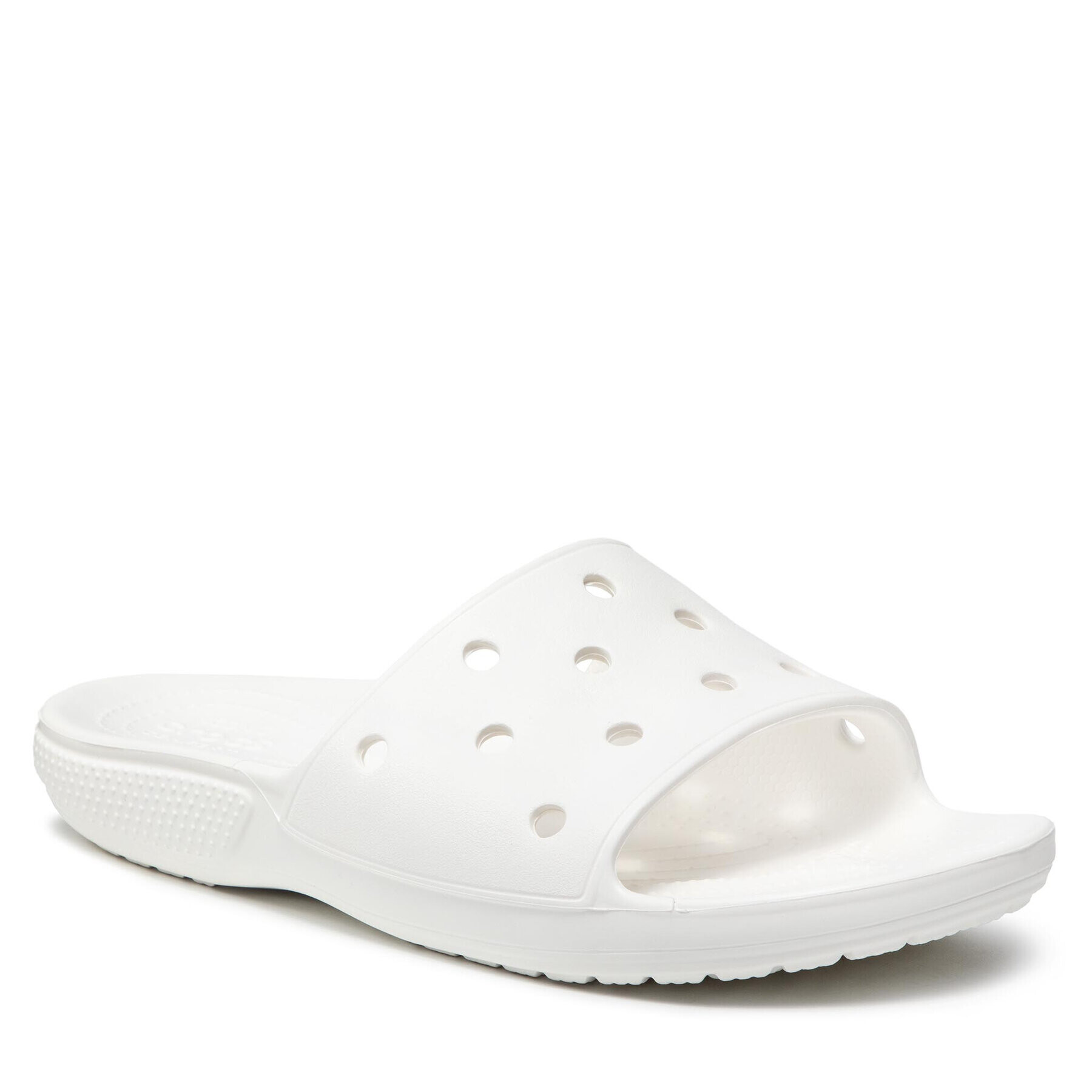 Crocs Natikači Classic Slide 206121 Bela - Pepit.si