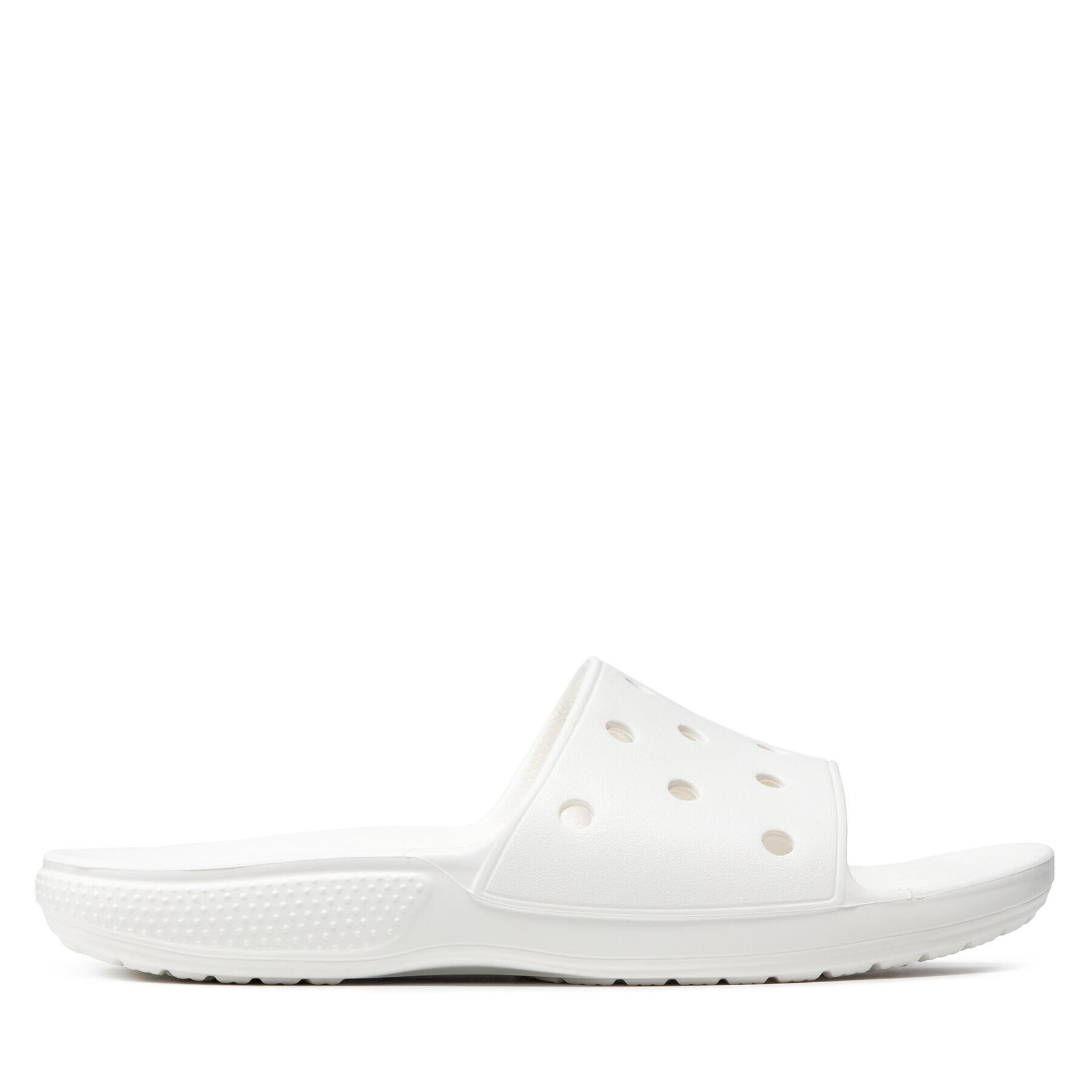 Crocs Natikači Classic Slide 206121 Bela - Pepit.si