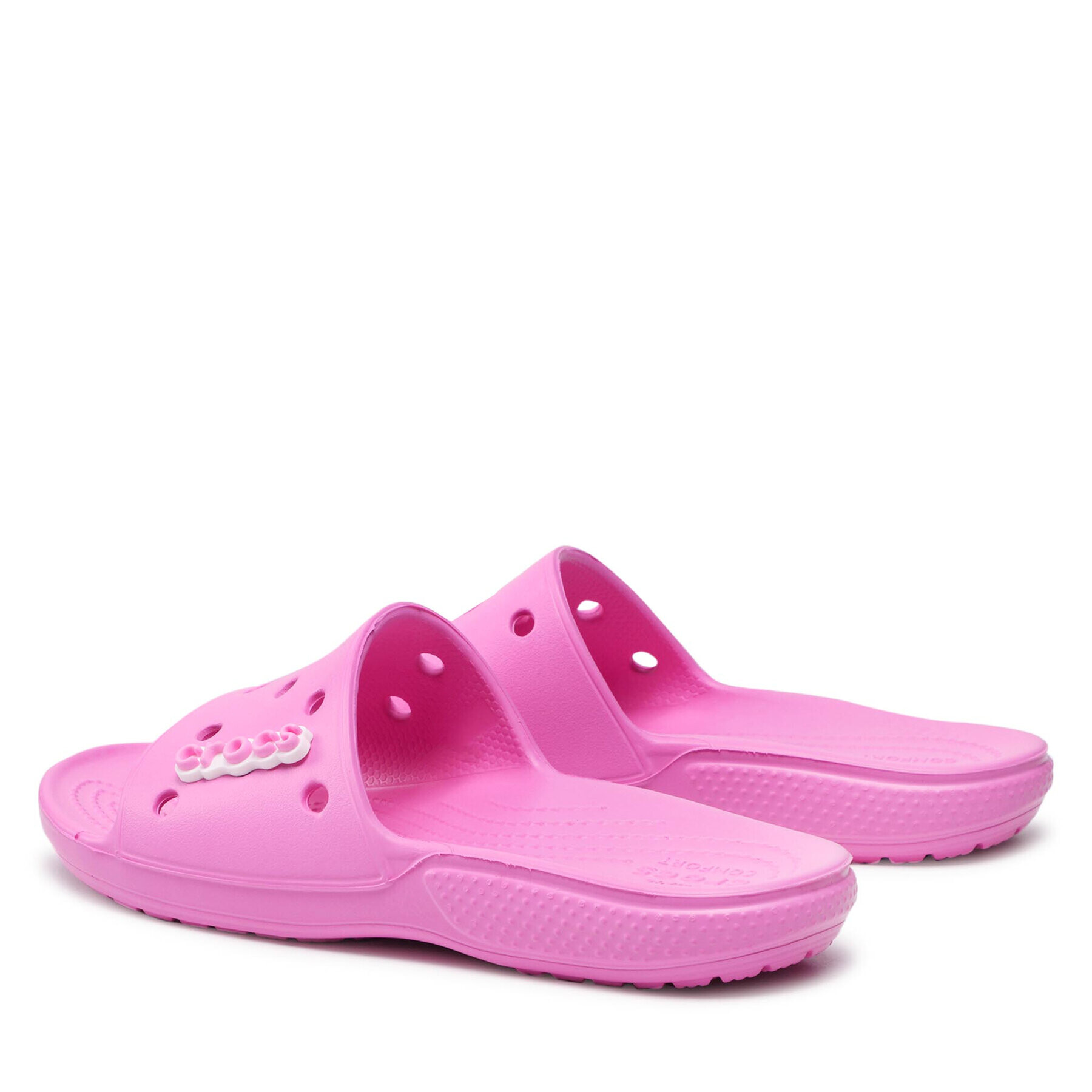 Crocs Natikači Classic Slide 206121 Roza - Pepit.si