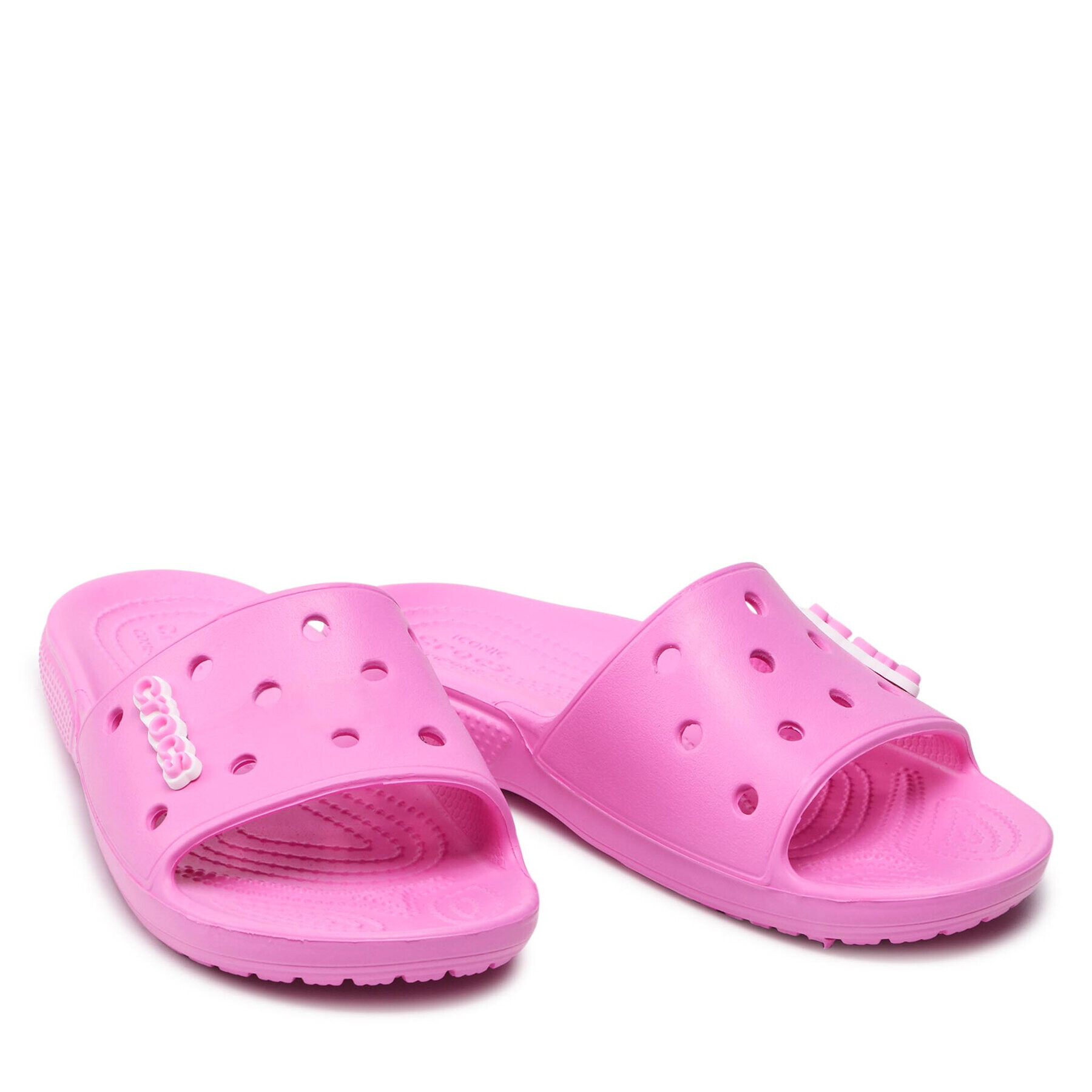 Crocs Natikači Classic Slide 206121 Roza - Pepit.si