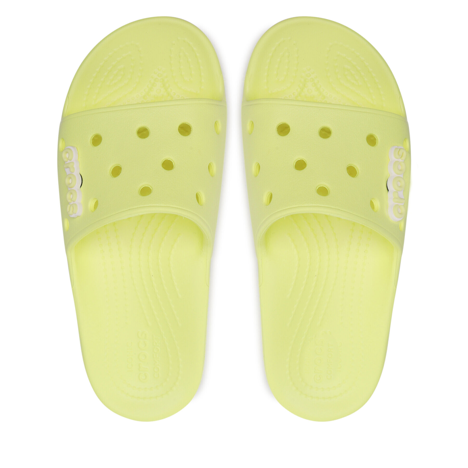 Crocs Natikači Classic Slide 206121 Rumena - Pepit.si