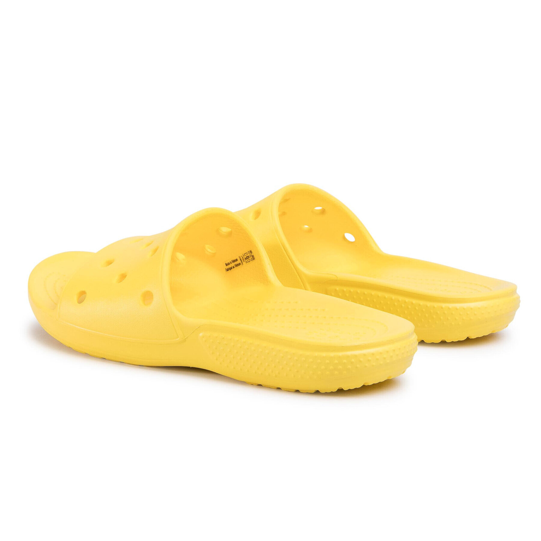 Crocs Natikači Classic Slide 206121 Rumena - Pepit.si