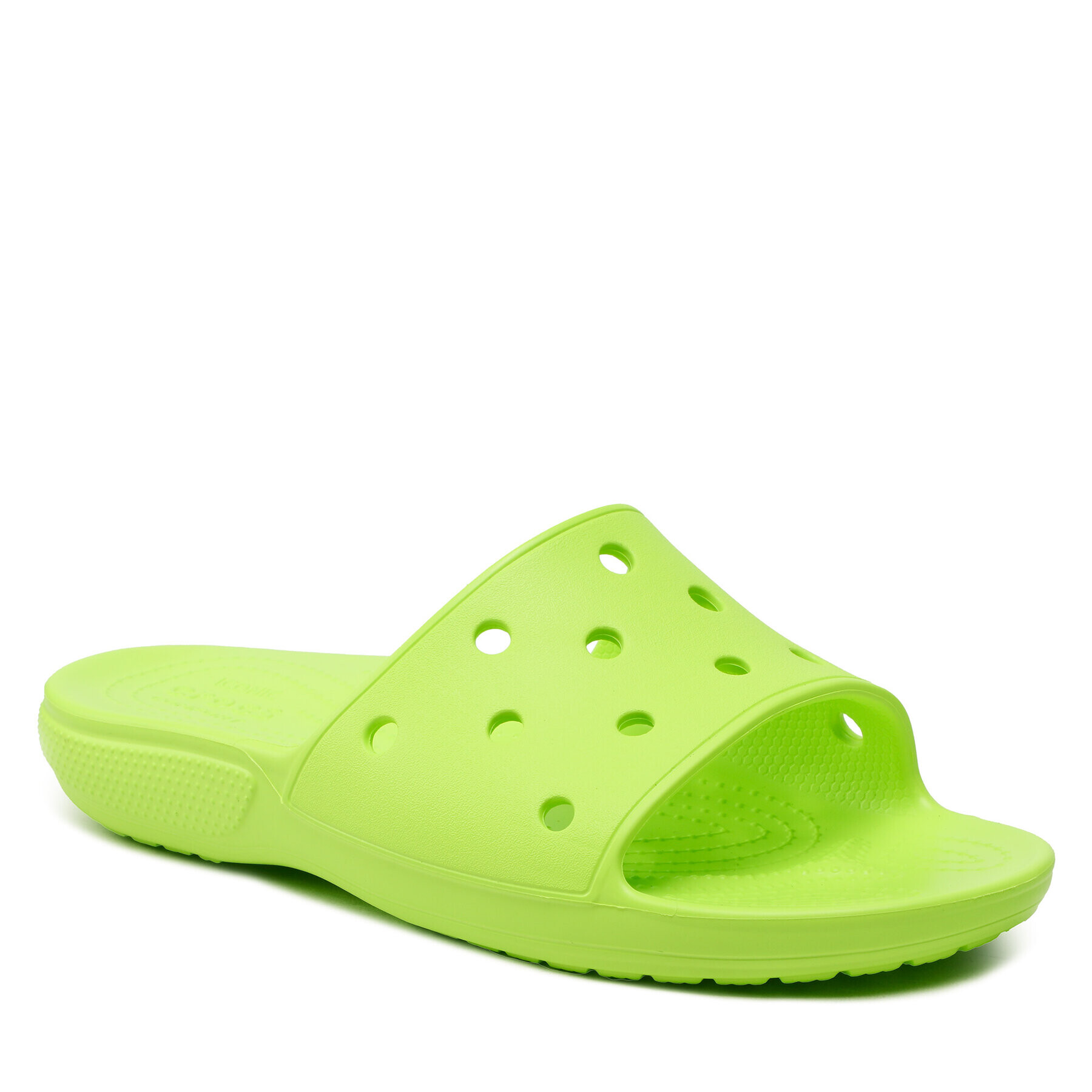 Crocs Natikači Classic Slide 206121 Zelena - Pepit.si