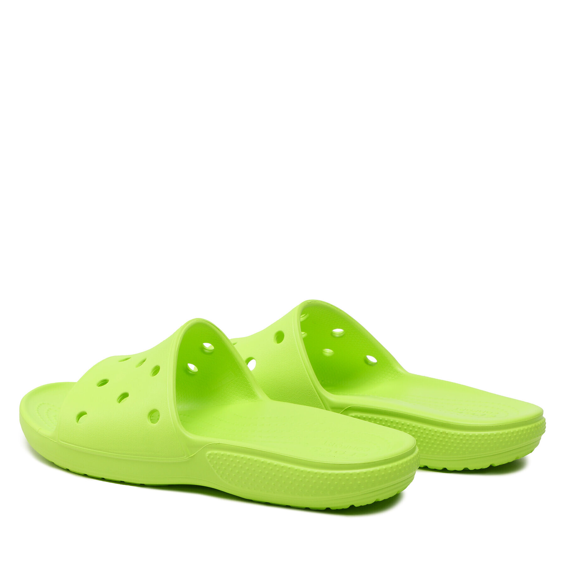 Crocs Natikači Classic Slide 206121 Zelena - Pepit.si