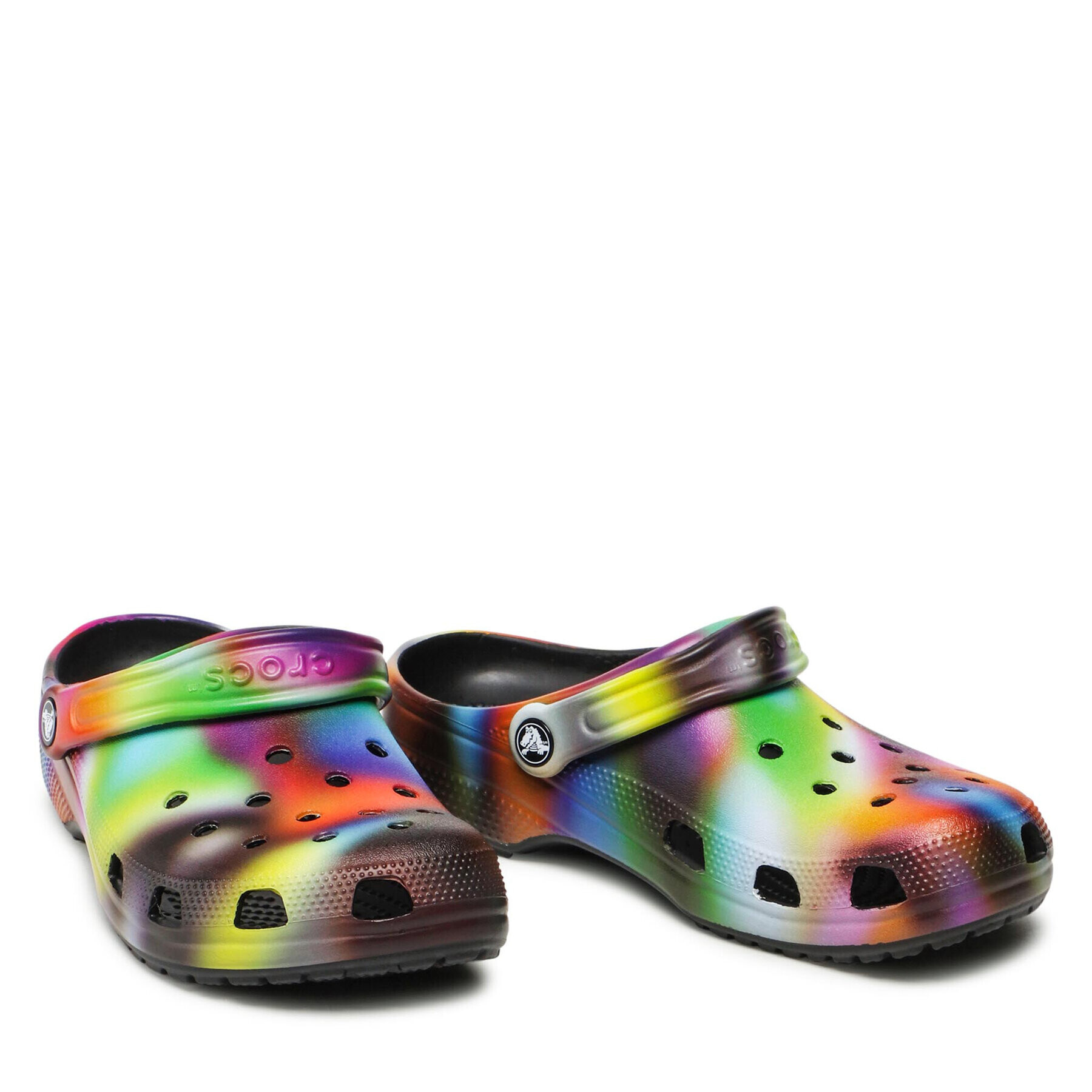 Crocs Natikači Classic Solarized Clog 207556 Pisana - Pepit.si