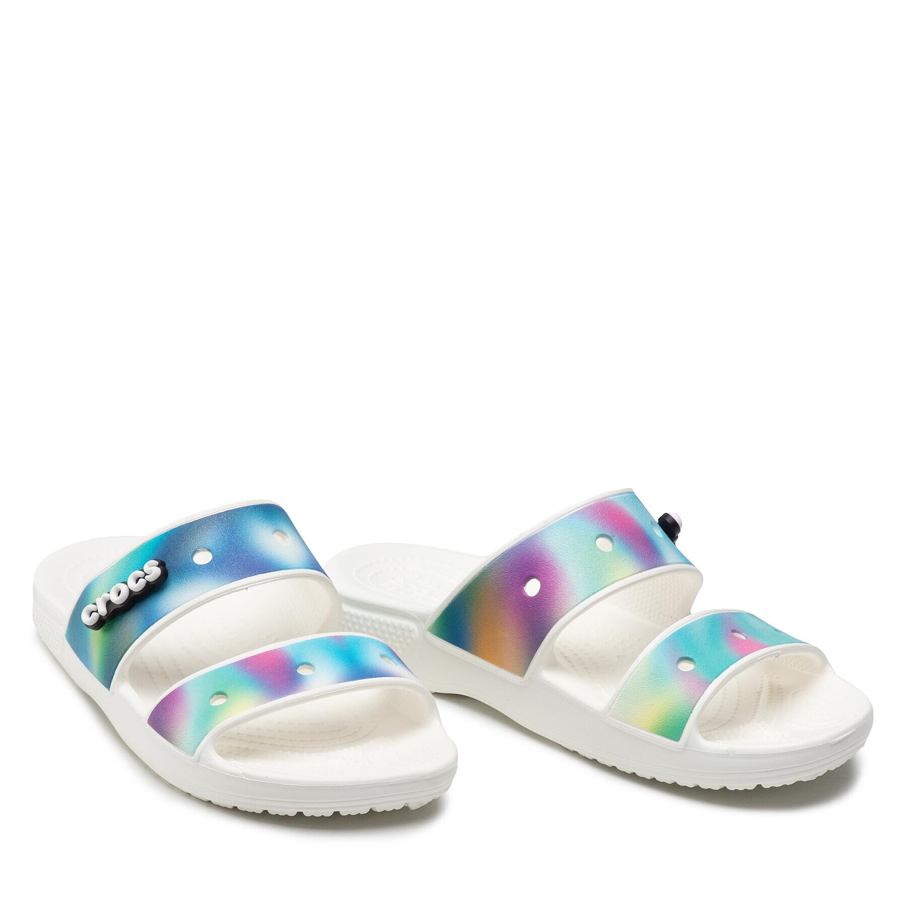 Crocs Natikači Classic Solarized Sandal 207771 Modra - Pepit.si